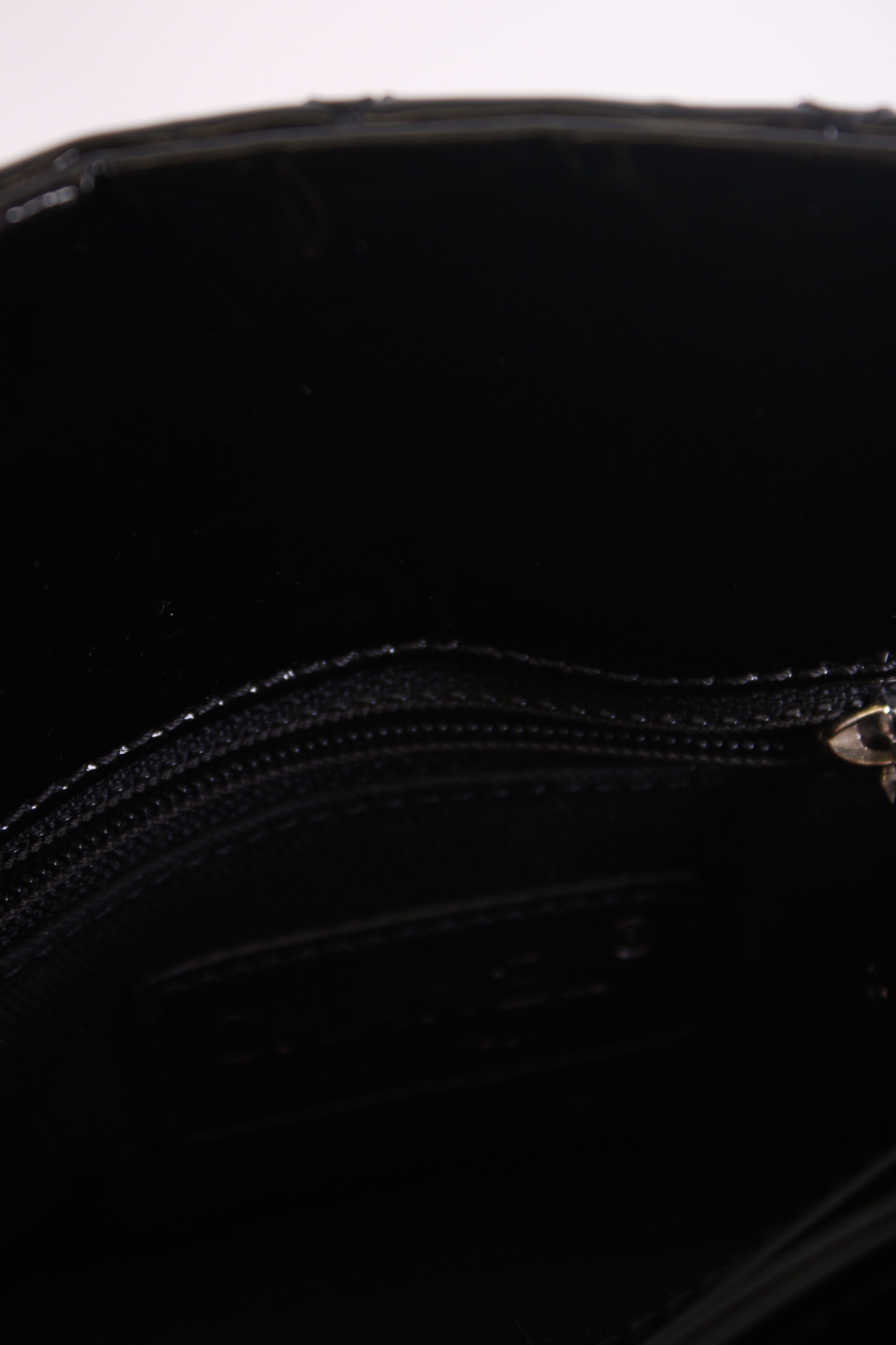 Chanel Chanel Madamoiselle Mini Black Patent