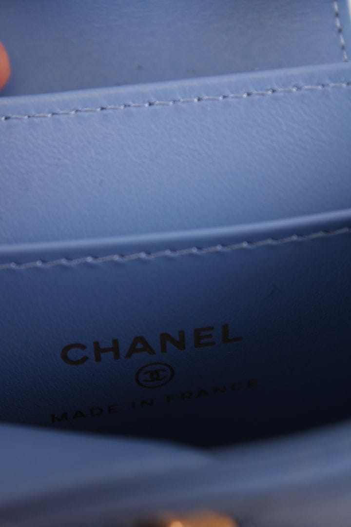 Chanel Chanel Micro Kelly Handbag Blue