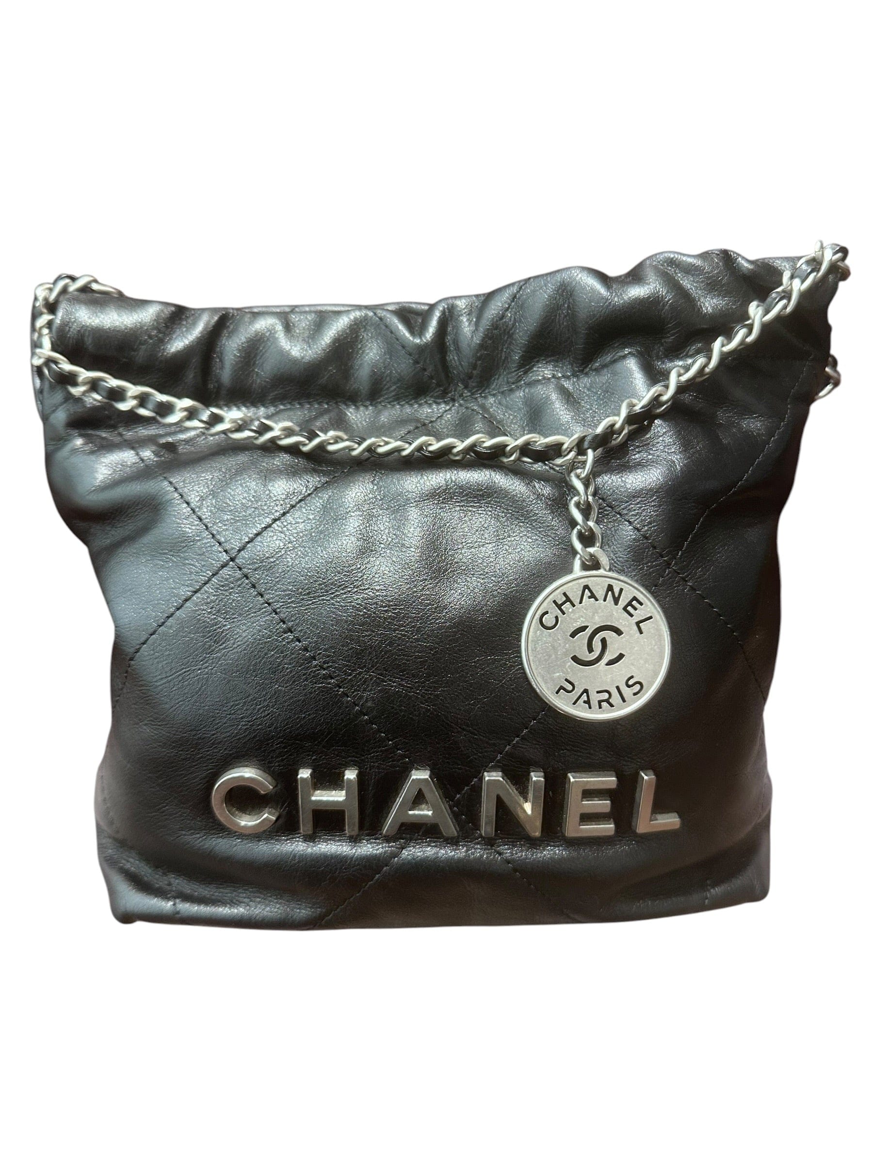 Chanel Chanel Mini 22 With Silver Hardware