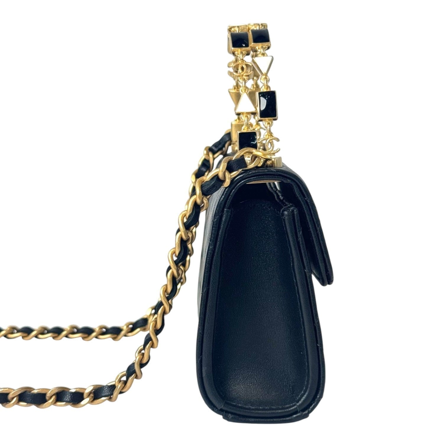 Chanel Chanel Mini Top Handle Lambskin Bag