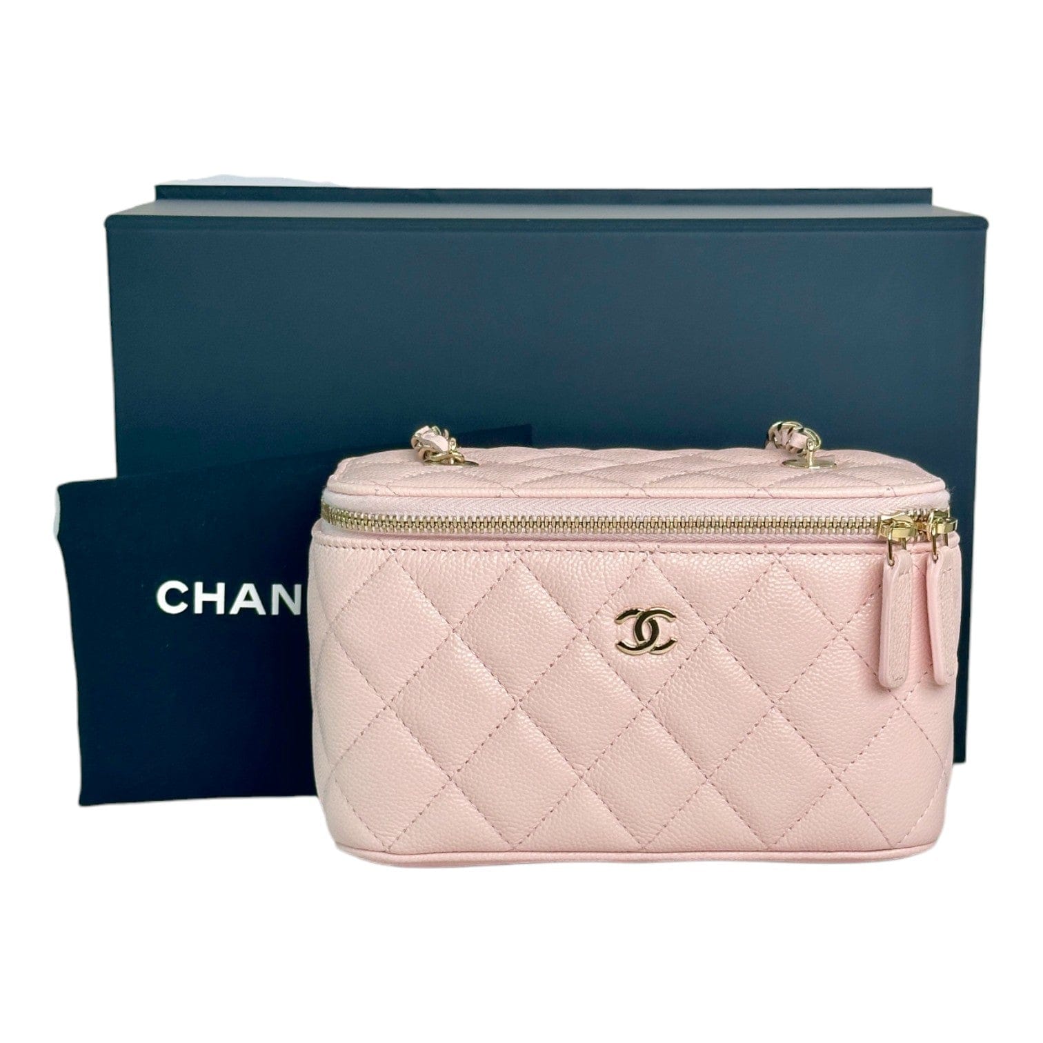 Chanel Chanel Mini Vanity Box Caviar Pink Bag