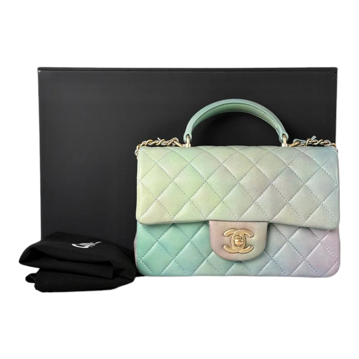 Chanel Chanel Ombre Mini Classic Flap Bag with Handle