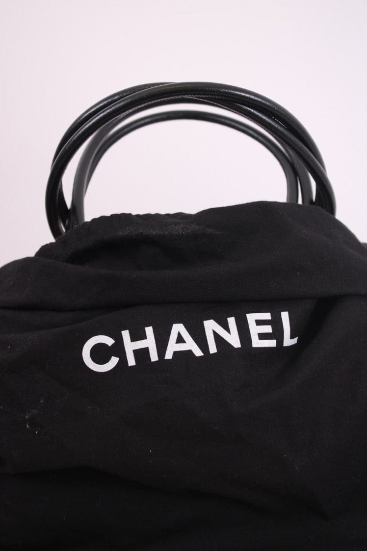 Chanel Chanel Quilted Cambon Bowler Bag Beige/ Black