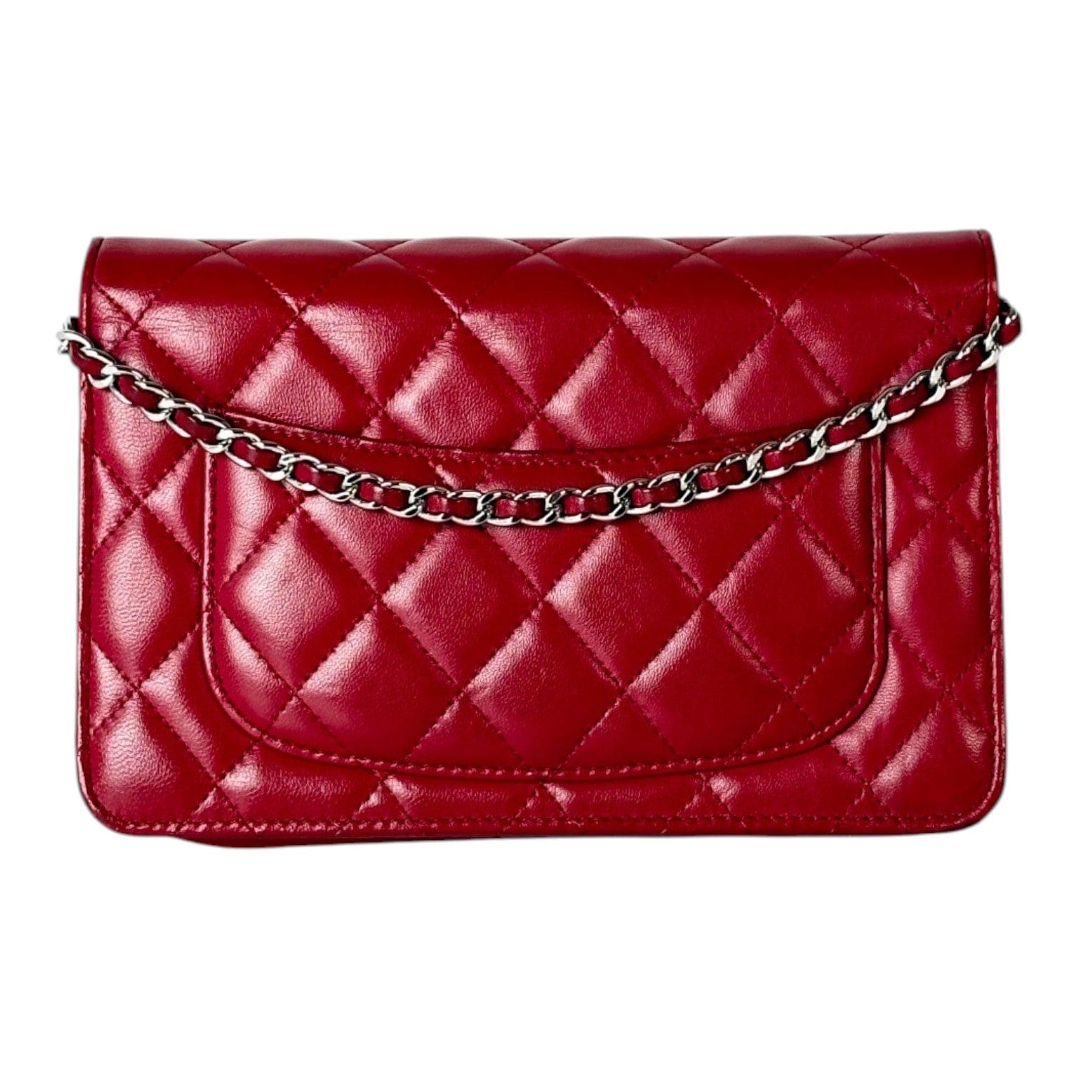 Chanel Chanel Red Classic Flap WOC Bag