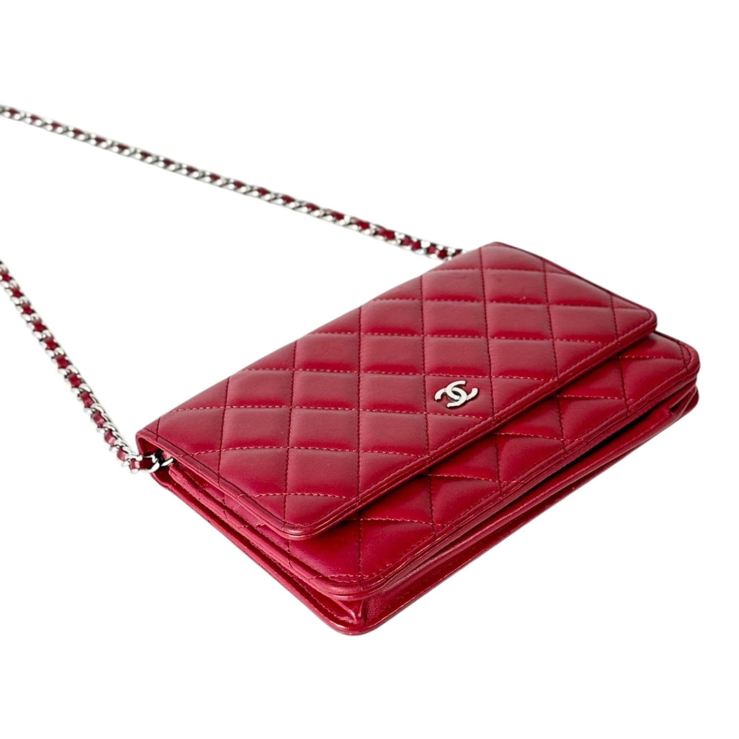 Chanel Chanel Red Classic Flap WOC Bag