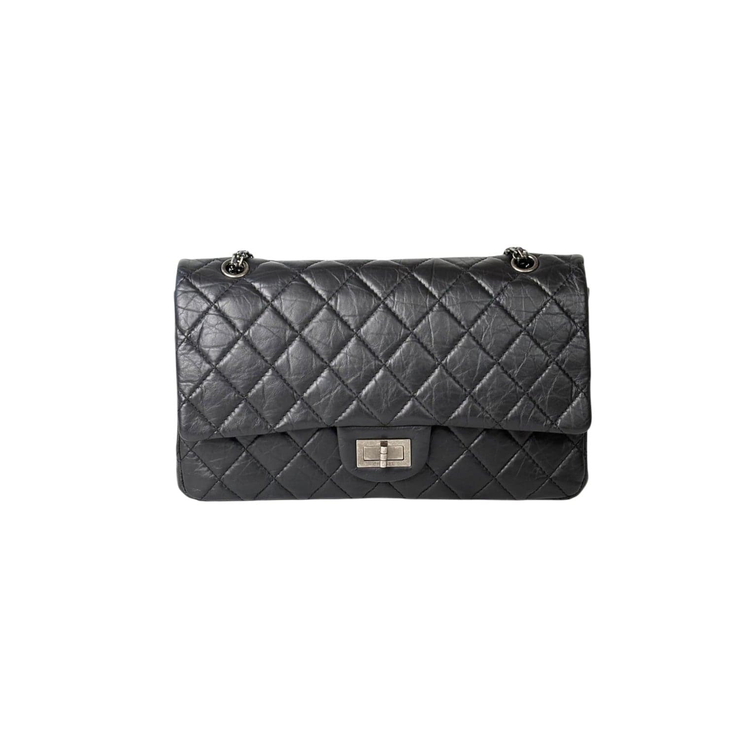 Chanel Chanel Reissue Jumbo Black Chain Bag with Ruthelium hardware