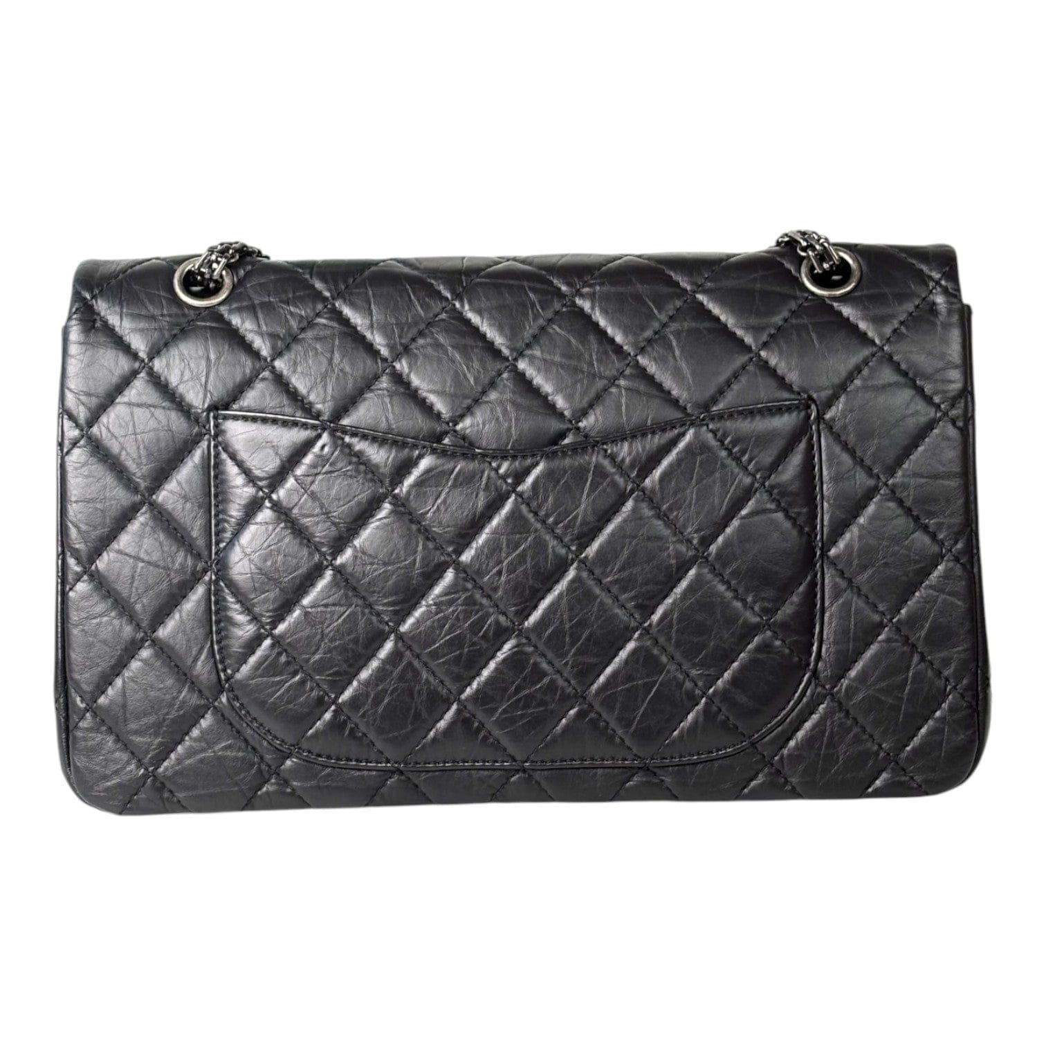 Chanel Chanel Reissue Jumbo Black Chain Bag with Ruthelium hardware