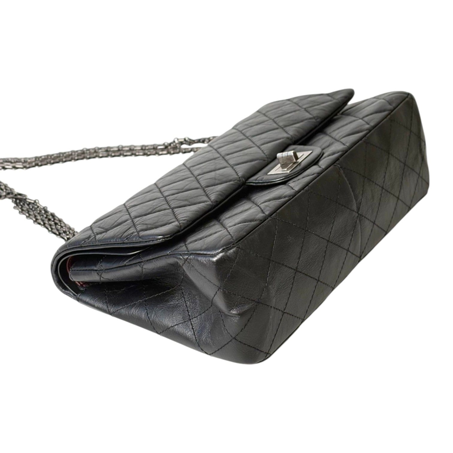 Chanel Chanel Reissue Jumbo Black Chain Bag with Ruthelium hardware
