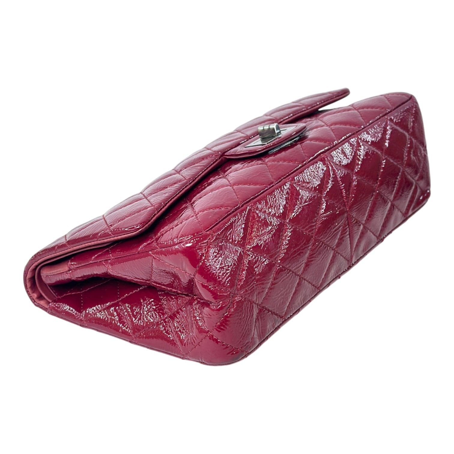 Chanel Chanel Reissue Jumbo Red Patent Leather Bag
