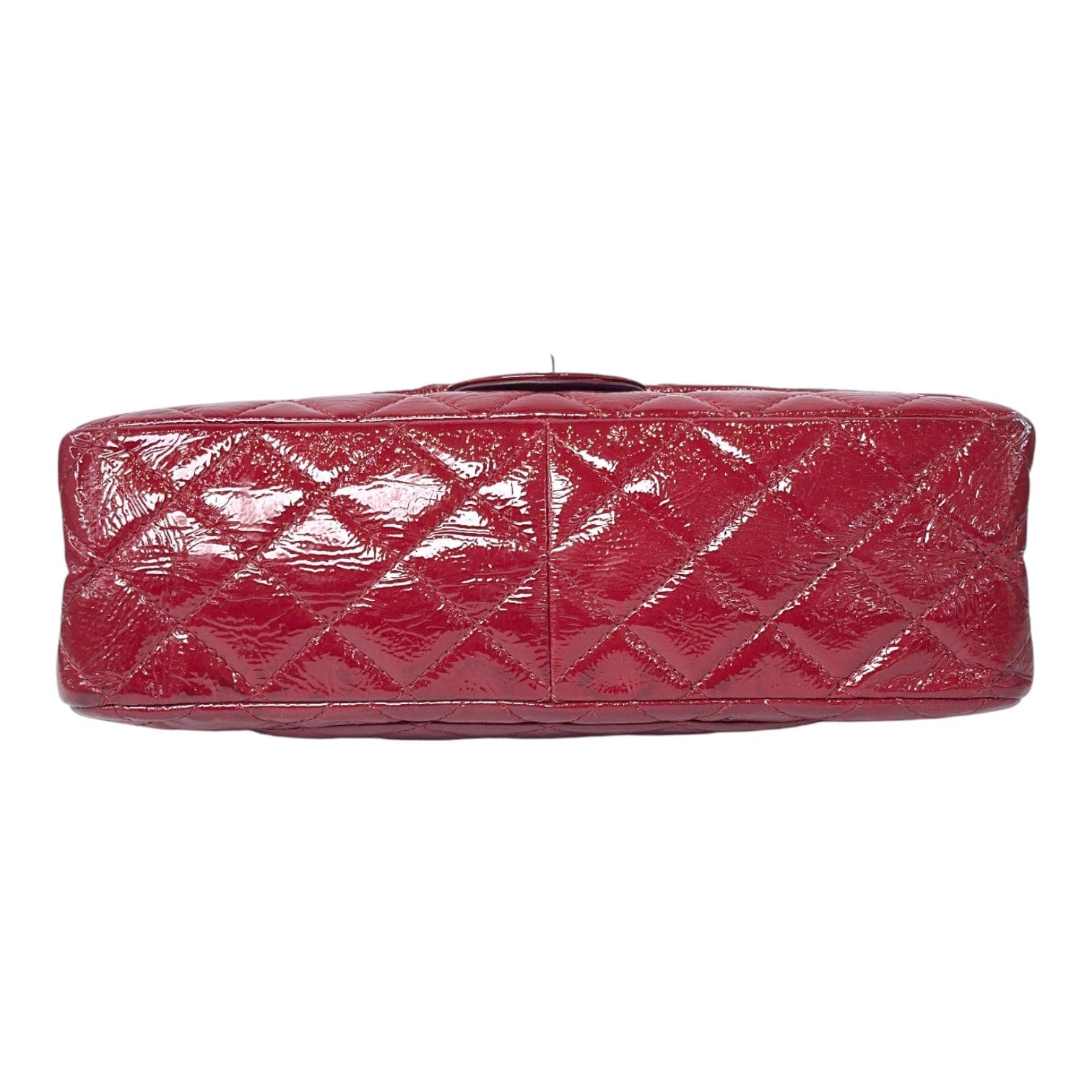 Chanel Chanel Reissue Jumbo Red Patent Leather Bag