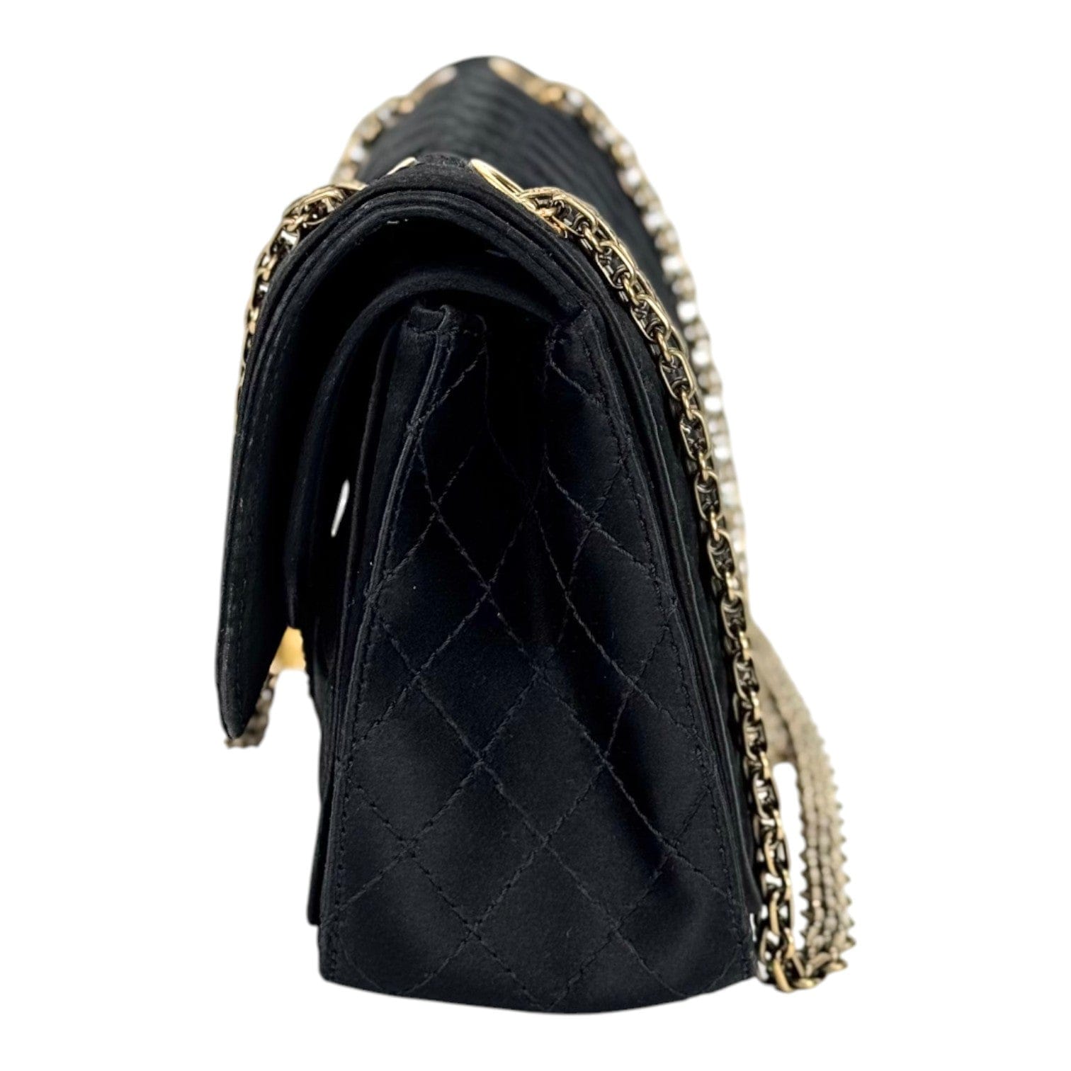 Chanel Chanel Reissue Medium Bag Black Fabric with GHW