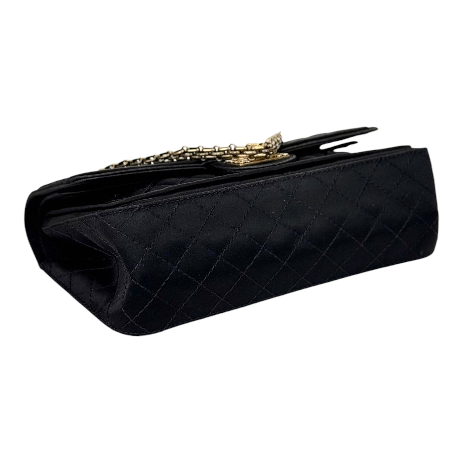Chanel Chanel Reissue Medium Bag Black Fabric with GHW