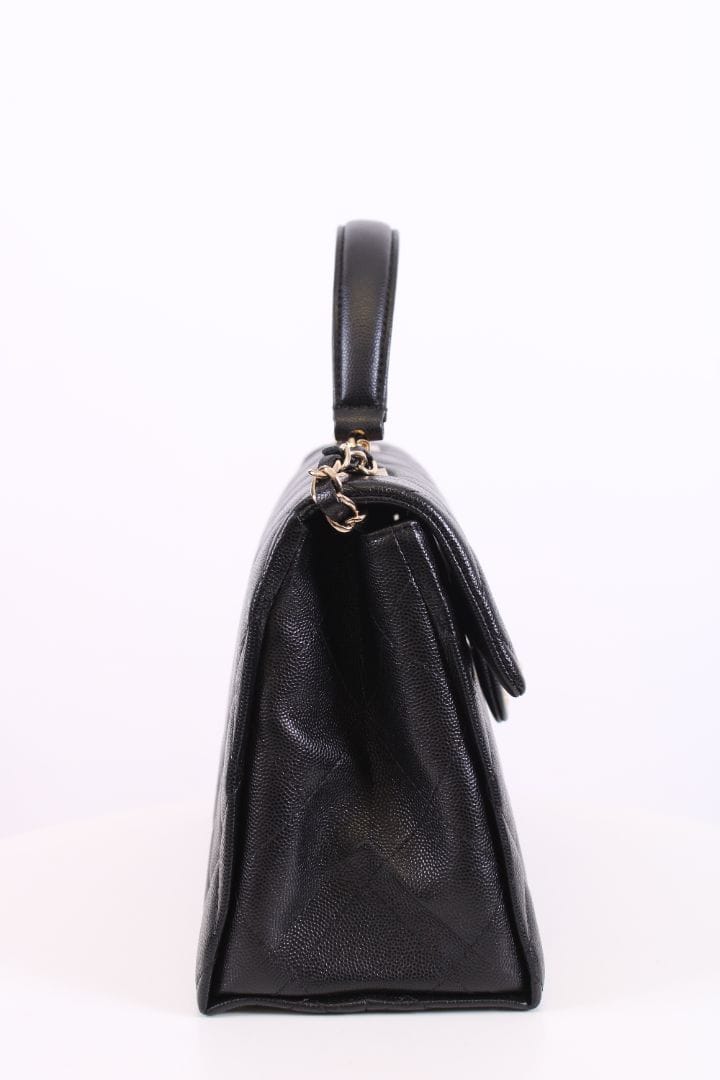 Chanel Chanel Retro Twist Caviar Handbag Black