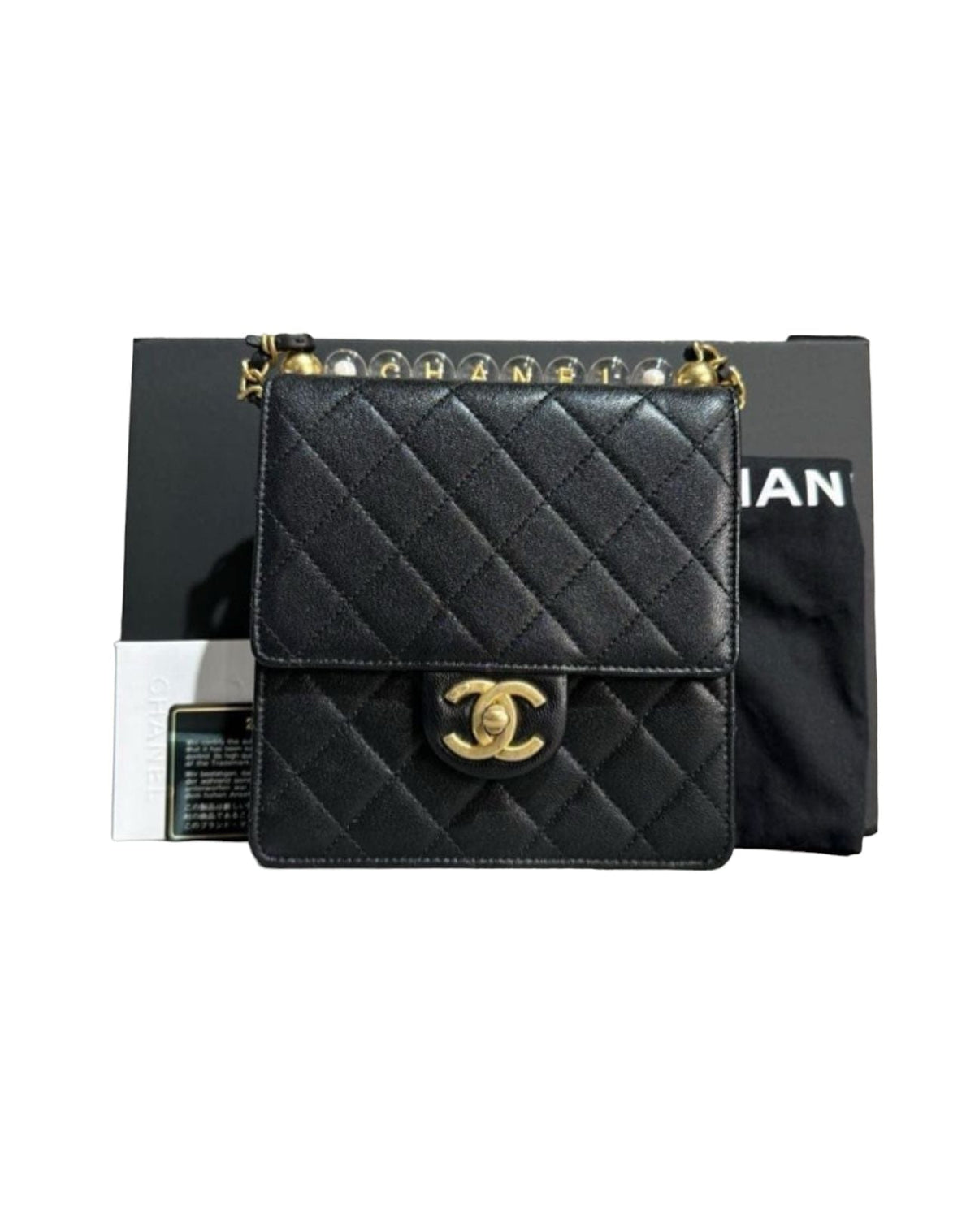 Chanel Chanel Small Crossbody Bag with Top Crystal Balls