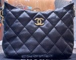 Chanel Chanel Small Hobo Lambskin Handbag Ghw