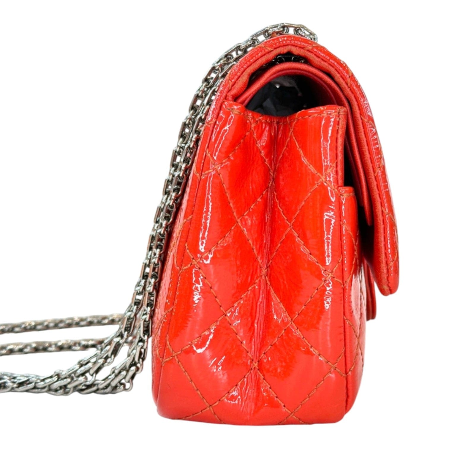 Chanel Chanel Small Red Patent 2.55 Reissue Bag
