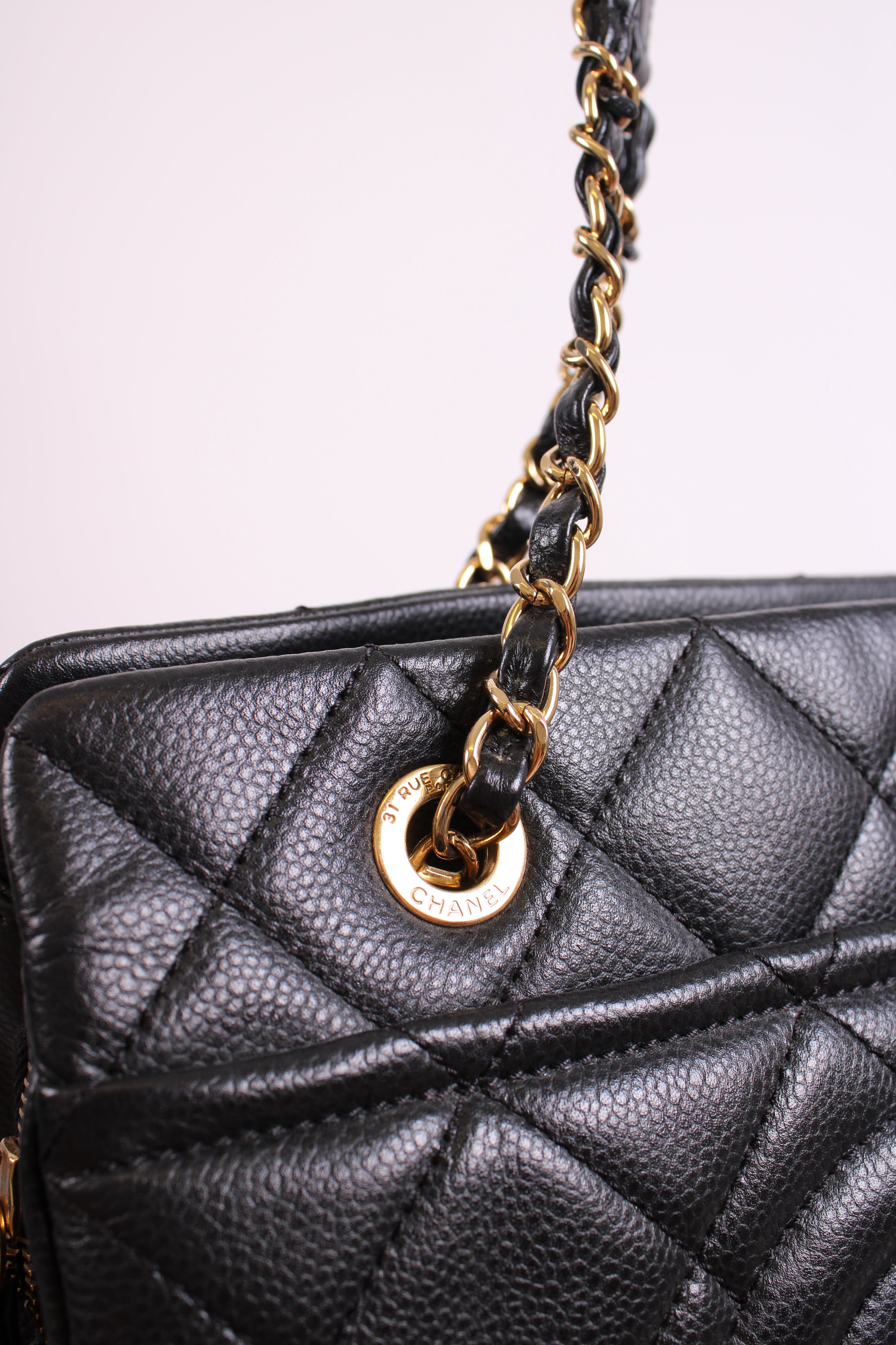 Chanel Chanel Timeless CC Caviar Tote Black