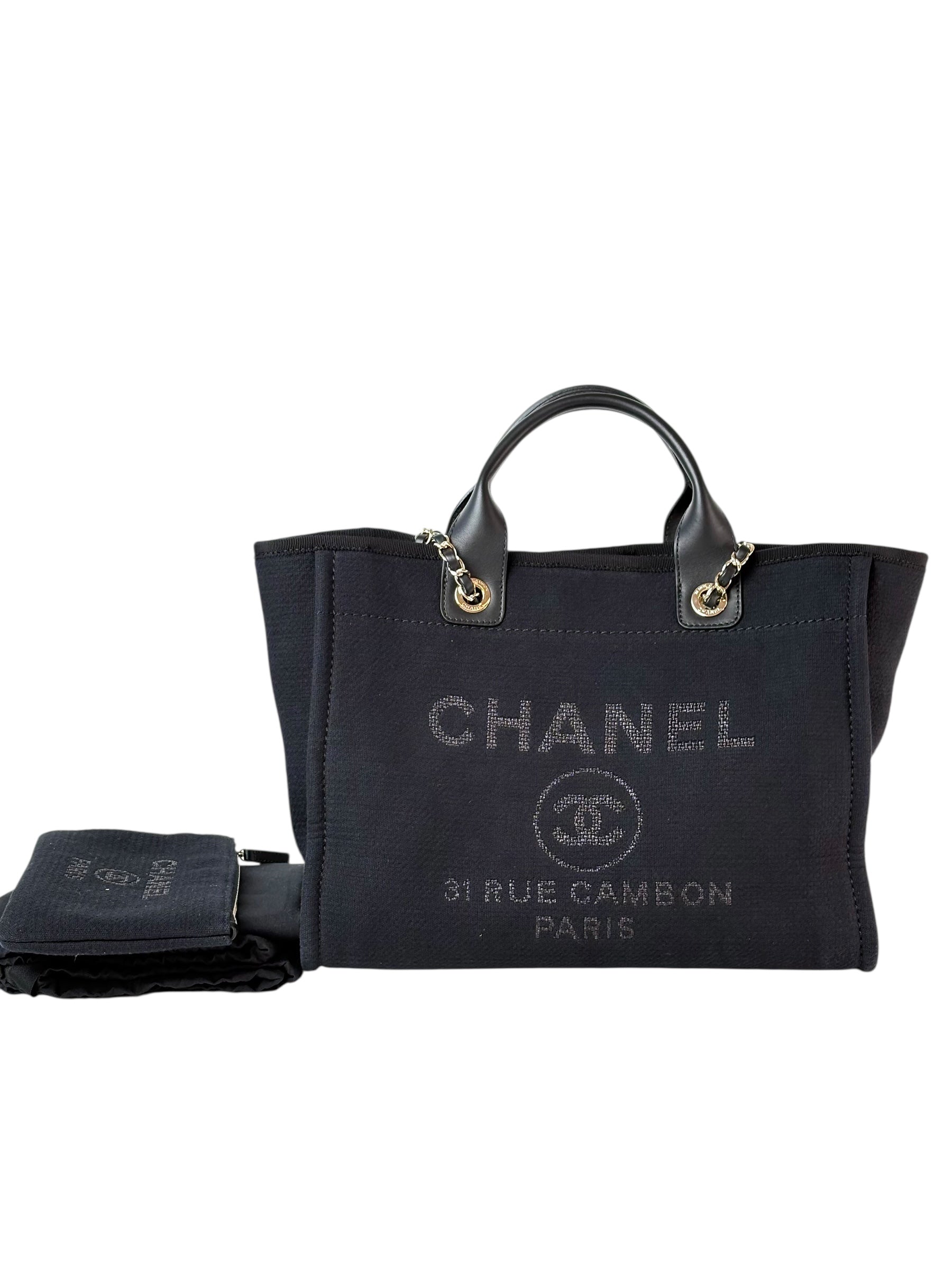 Chanel Chanel Tote Deauville Small Black Bag