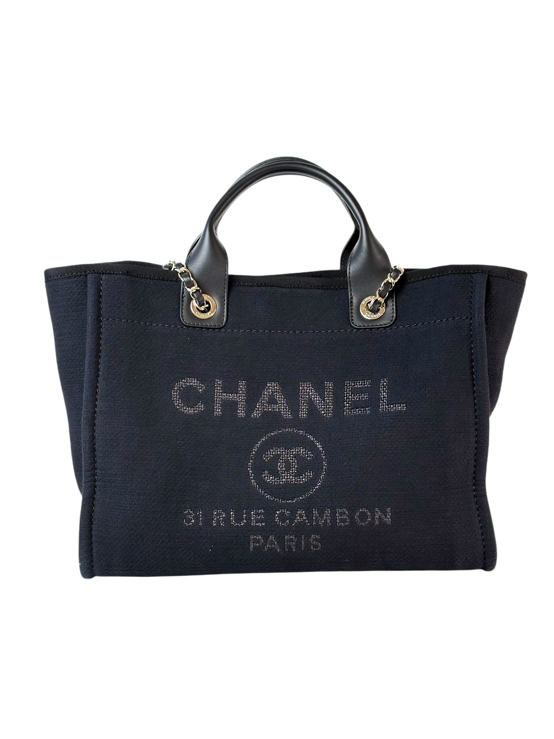 Chanel Chanel Tote Deauville Small Black Bag