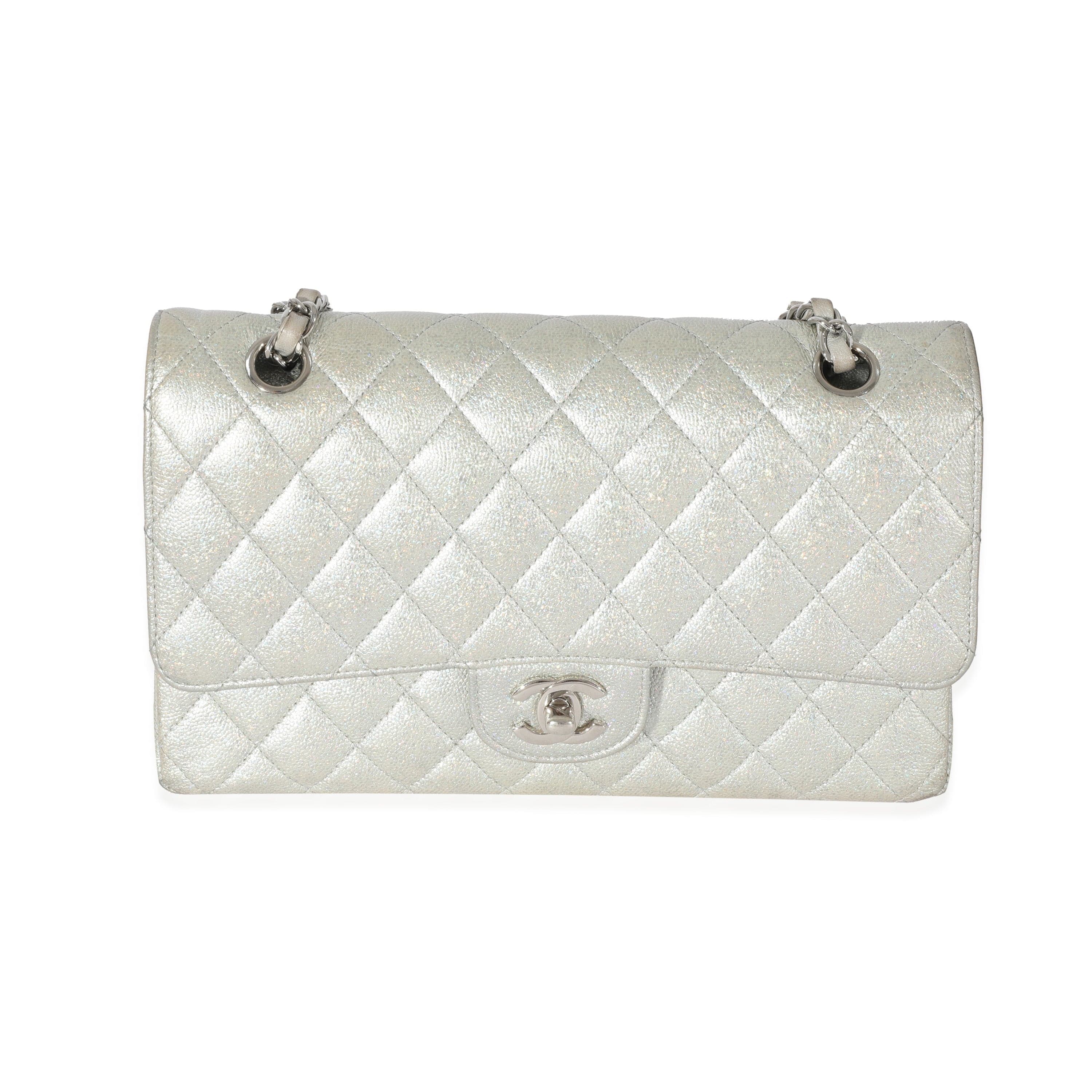 Chanel Chanel 21K Glitter Caviar Medium Classic Double Flap Bag