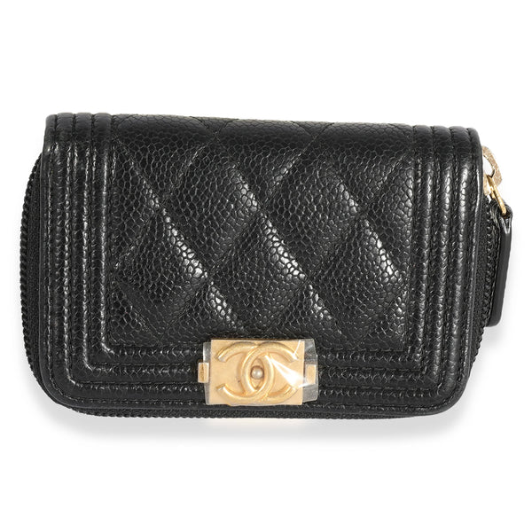 SASOM | bags Chanel Boy Medium Handbag In Quilted Caviar Leather With Gold  Hardware Dark Navy Check the latest price now!