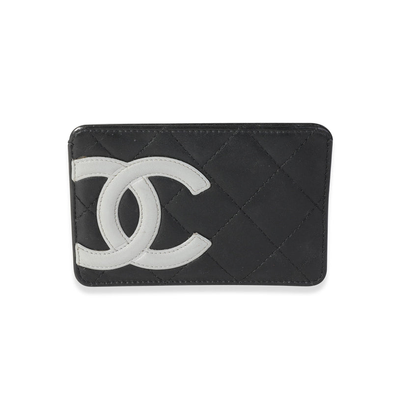 Chanel Black Quilted Lambskin Ligne Cambon Card Holder – LuxuryPromise