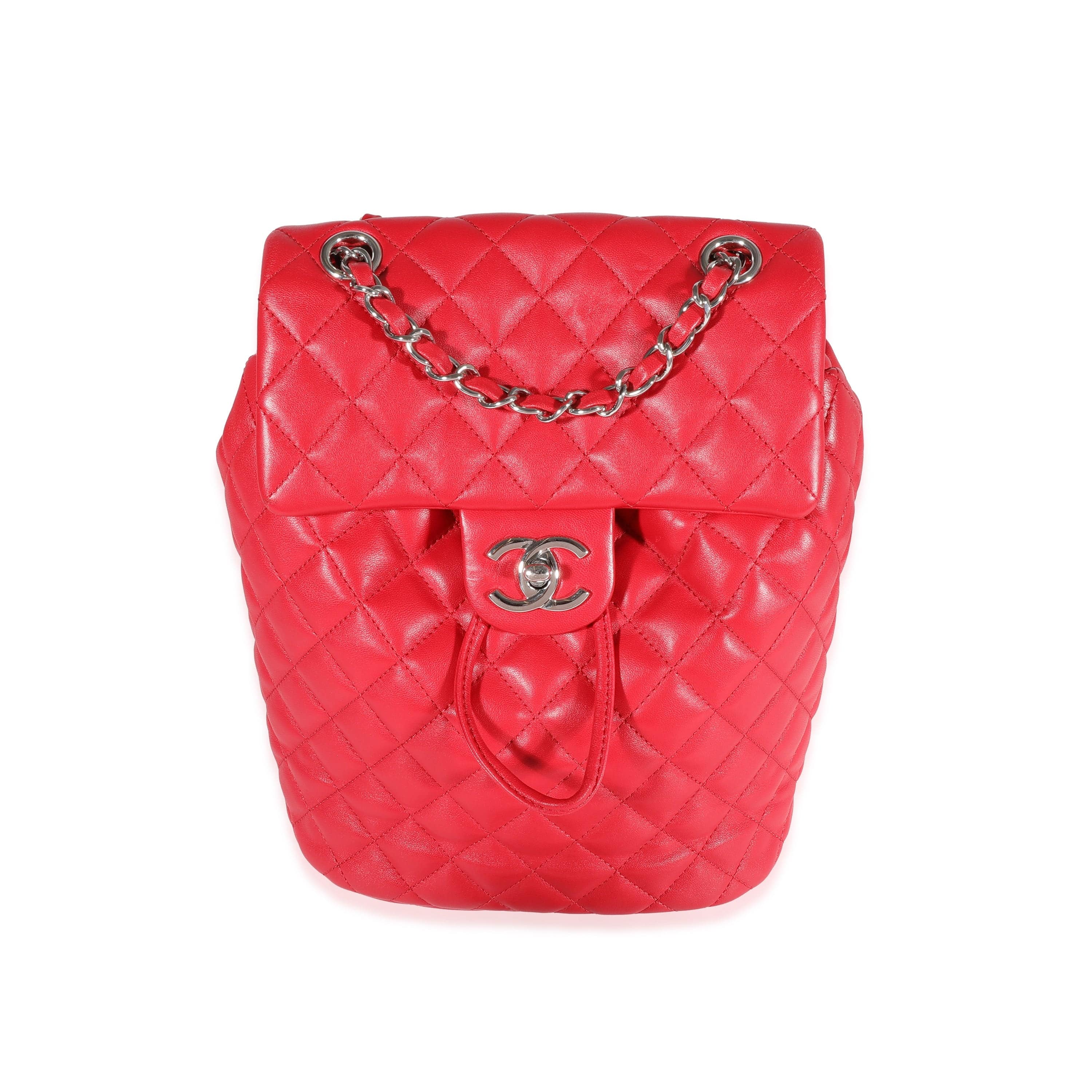 Chanel Red Lambskin Small Urban Spirit Backpack – LuxuryPromise