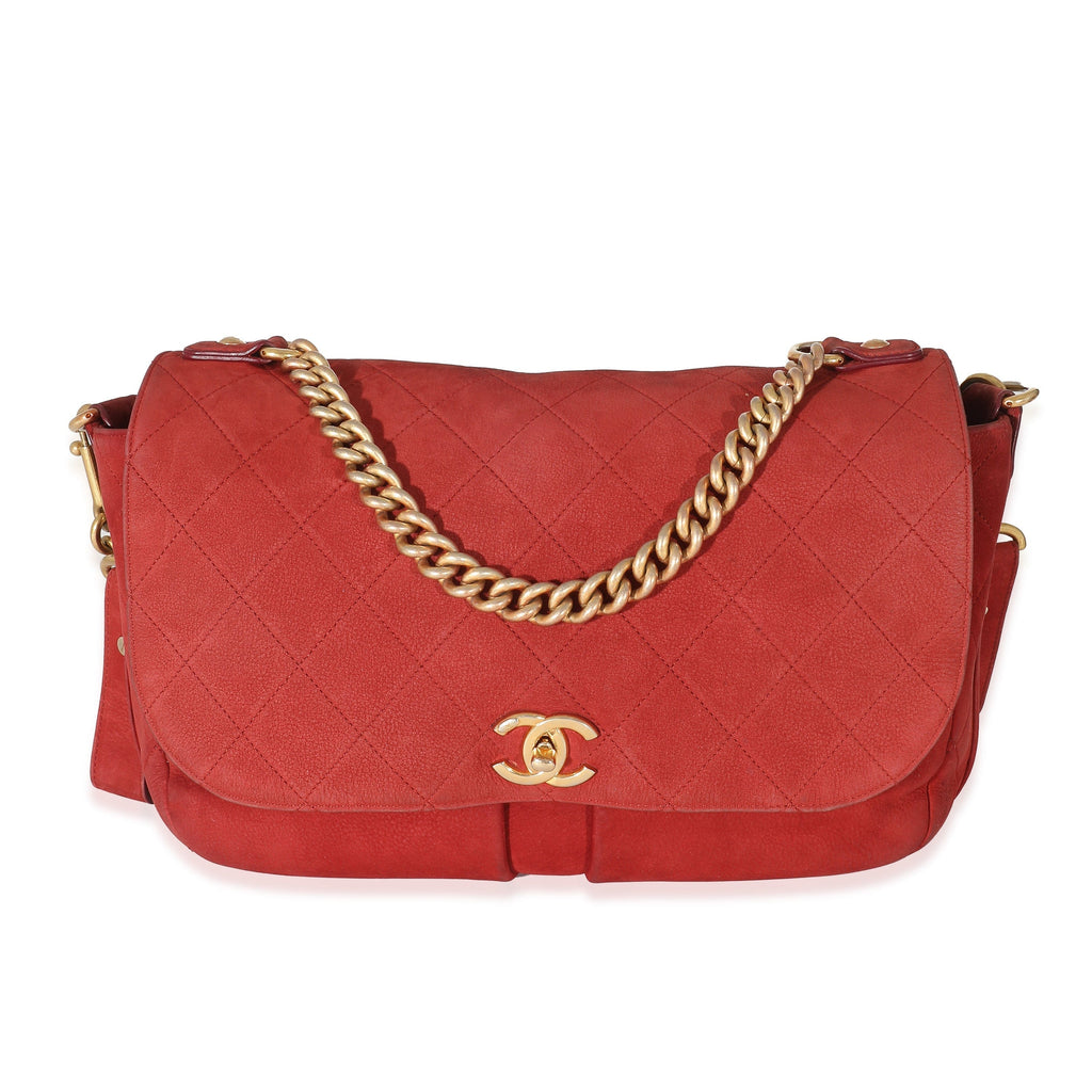 Chanel Red Suede Paris In Rome Messenger Bag – LuxuryPromise