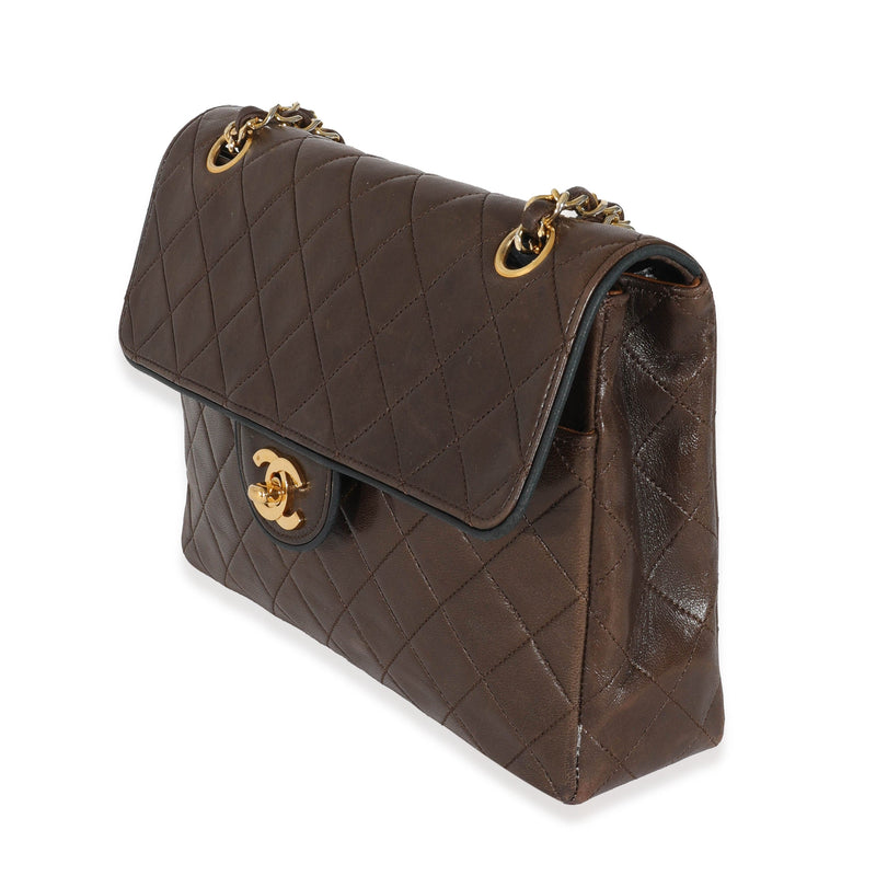Chanel Vintage Brown Lambskin 24k CC Flap Bag – LuxuryPromise