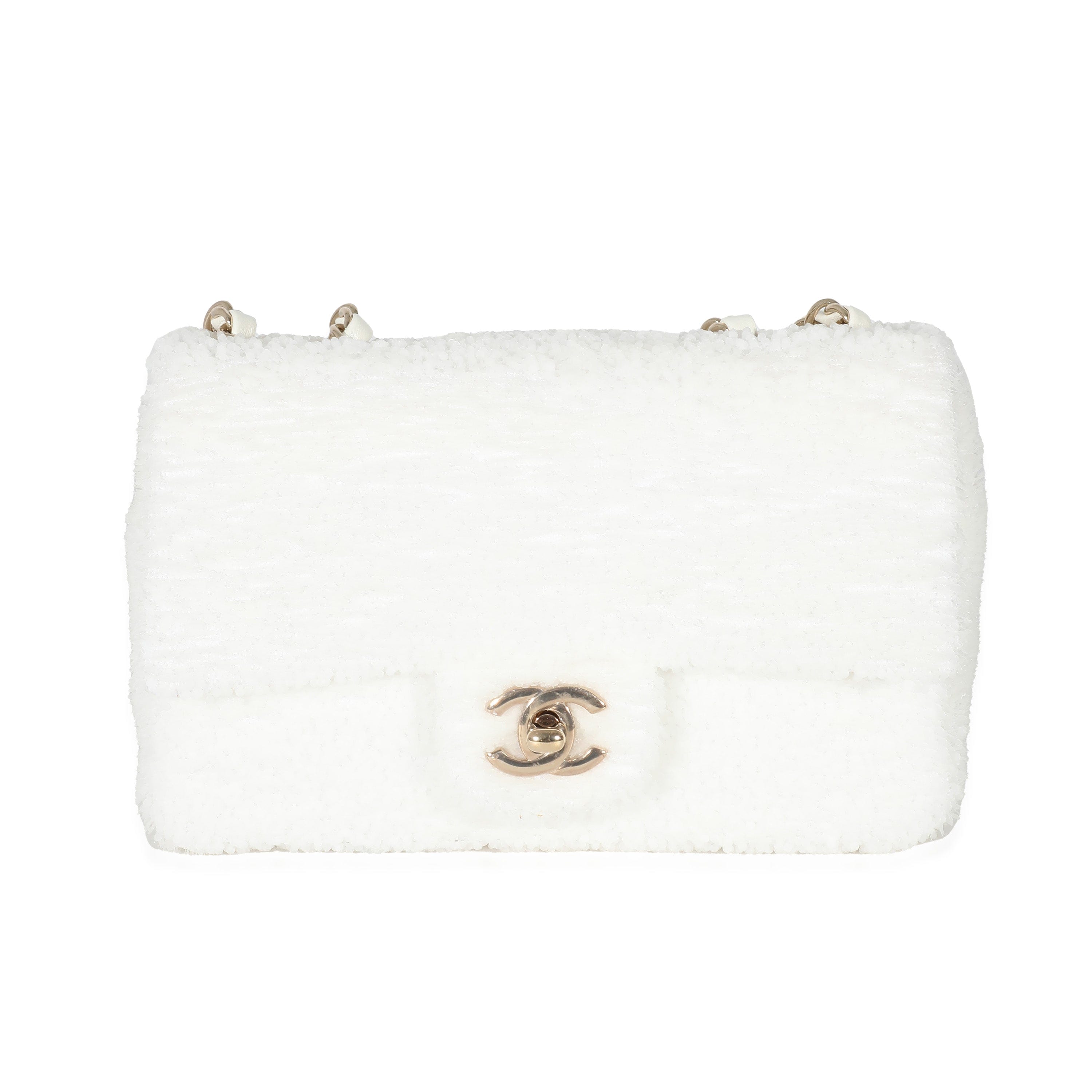 Chanel Mini Chic Pearl White - Designer WishBags