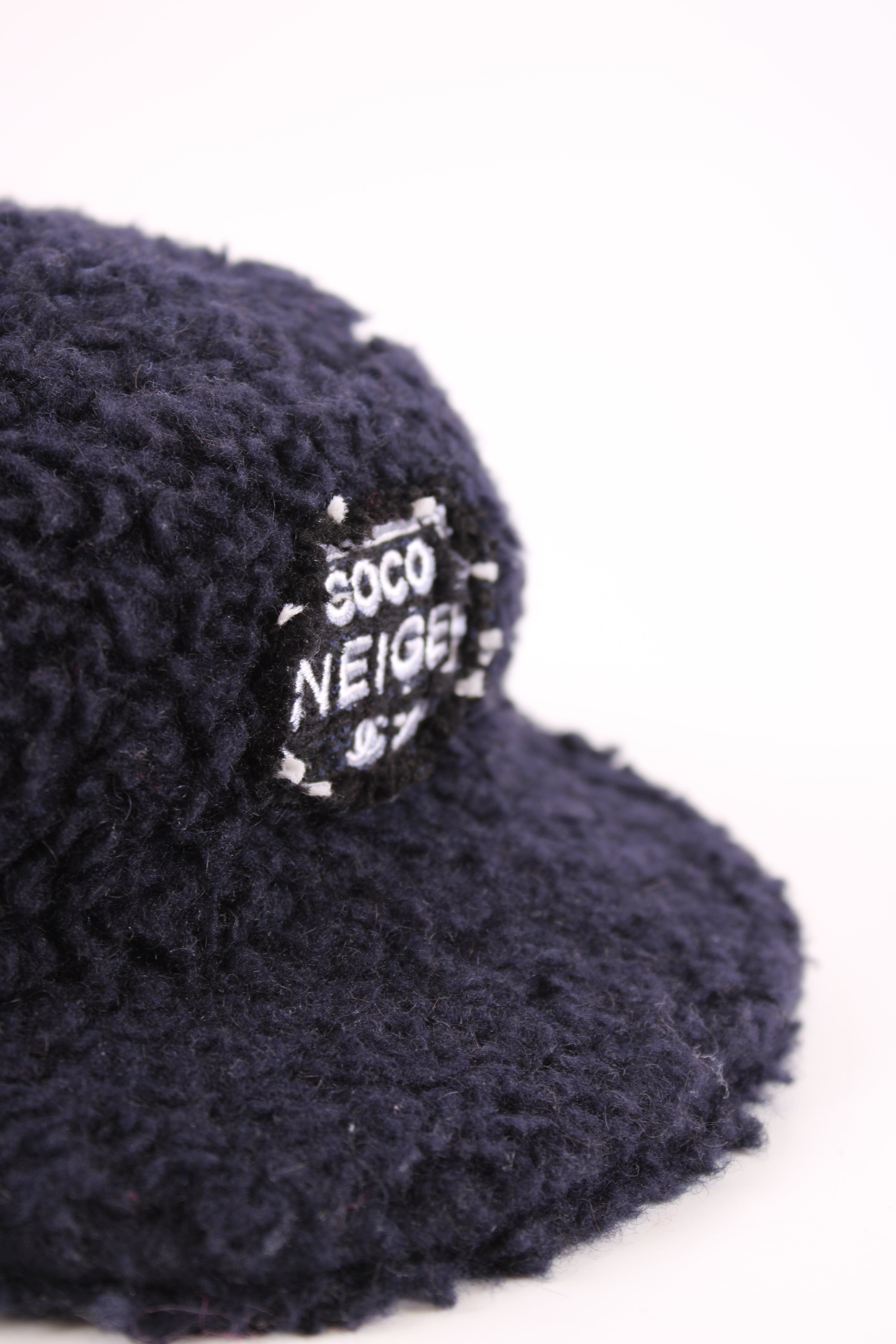 Chanel Chanel Teddy Coco Neige Hat Navy