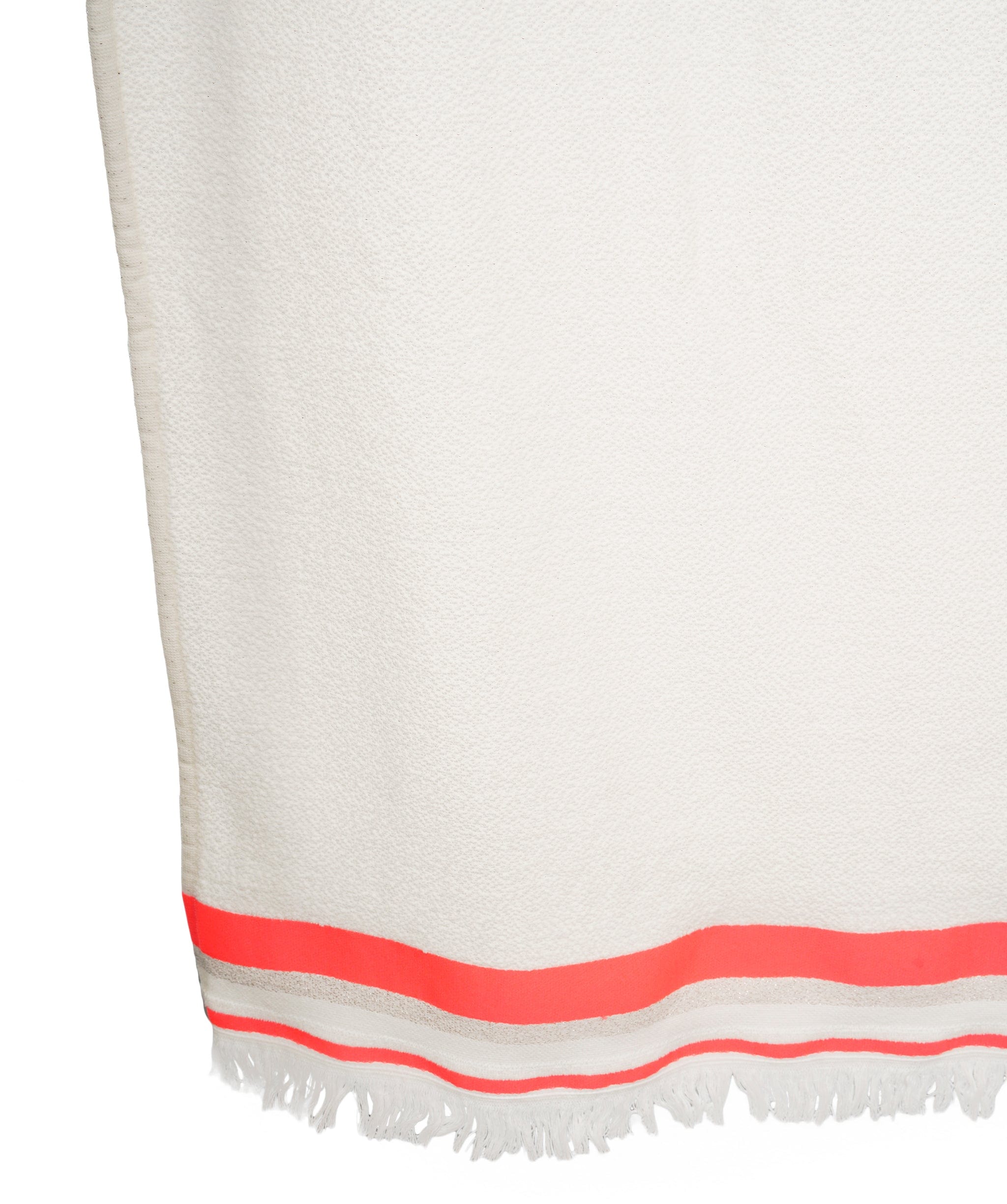 Chanel Chanel Fluorescent Pink & White Beach Towel AKL0037