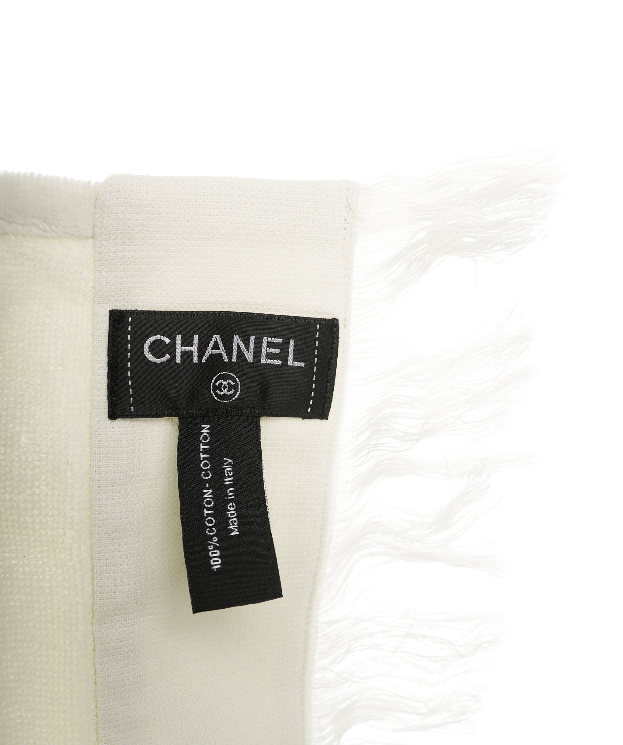 Chanel Chanel Geometric Print Terrycloth Towel AKL0035