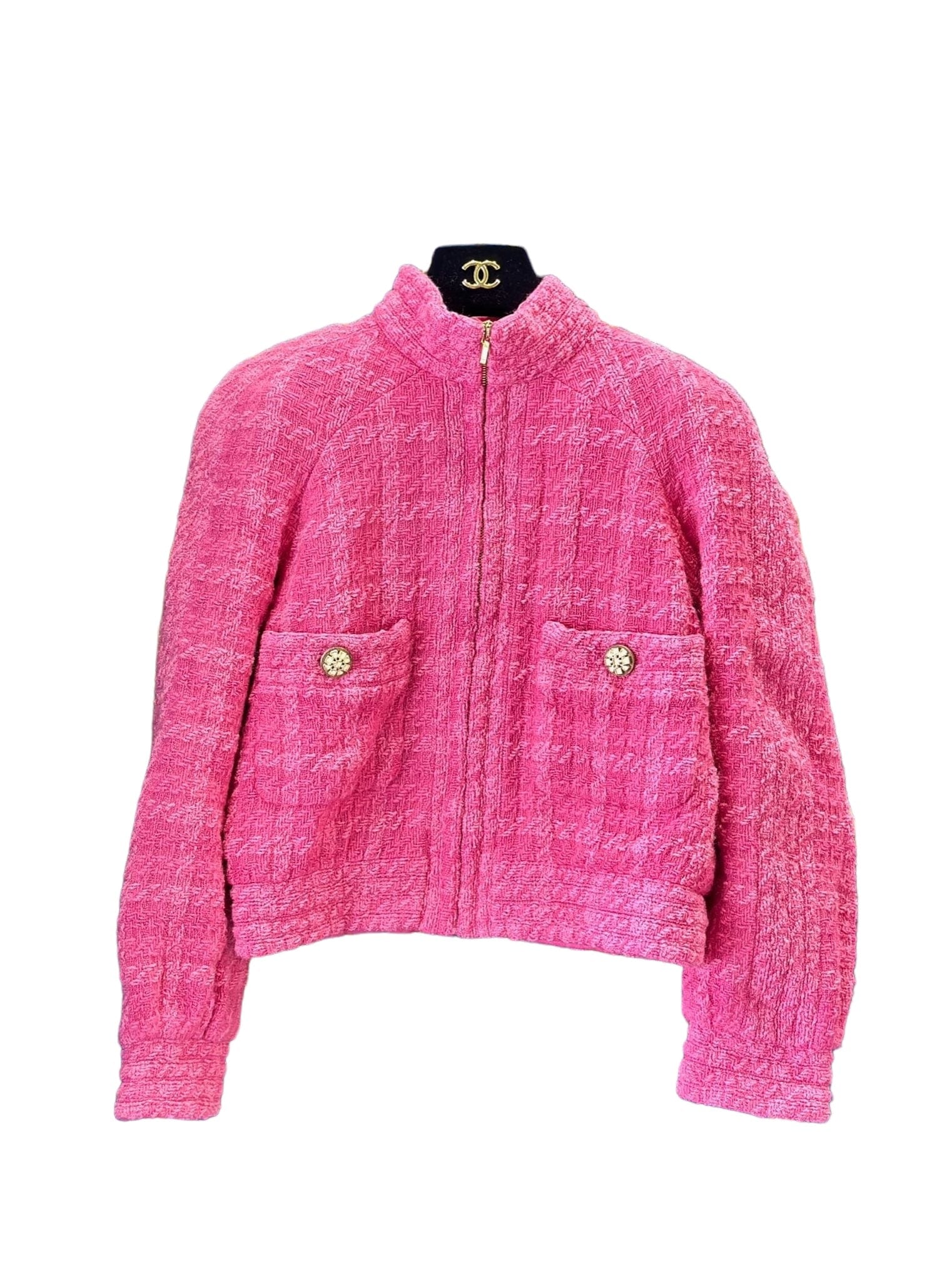 Chanel Chanel 19 Wool Pink Jacket