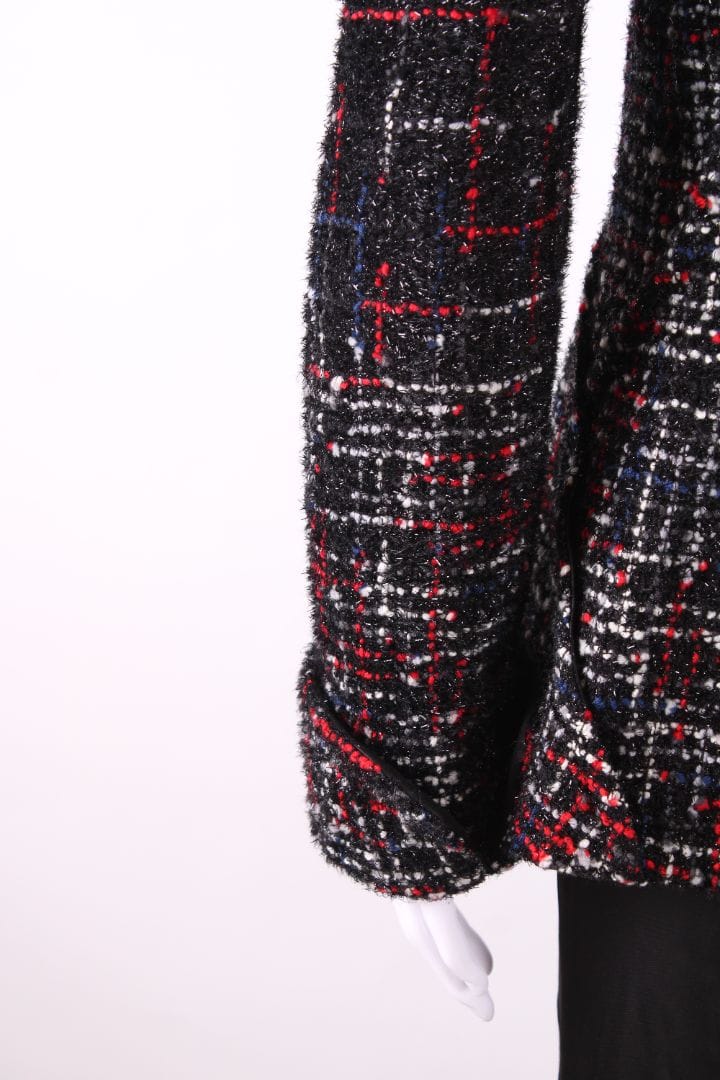 Chanel Chanel 2017 Tweed Jacket Black Glitter Tweed 12