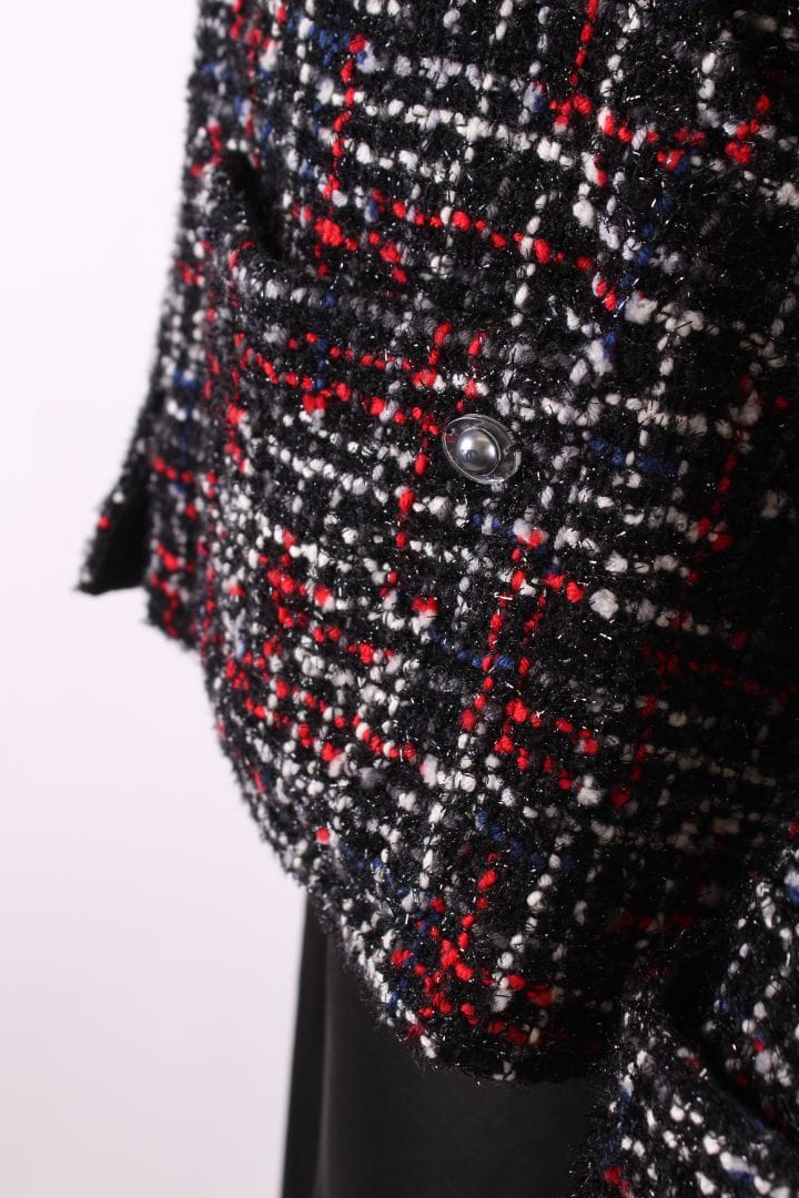 Chanel Chanel 2017 Tweed Jacket Black Glitter Tweed 12