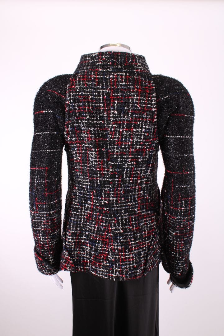 Chanel Chanel 2017 Tweed Jacket Black Glitter Tweed 12