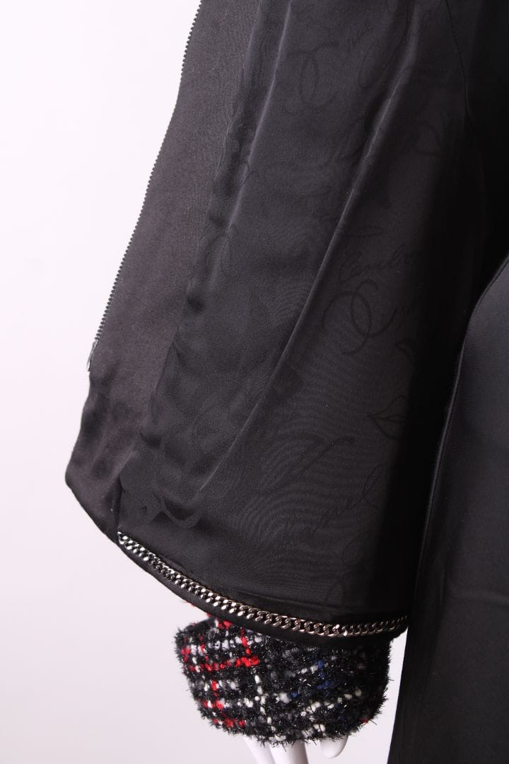 Chanel Chanel 2017 Tweed Jacket Black Glitter Tweed 12