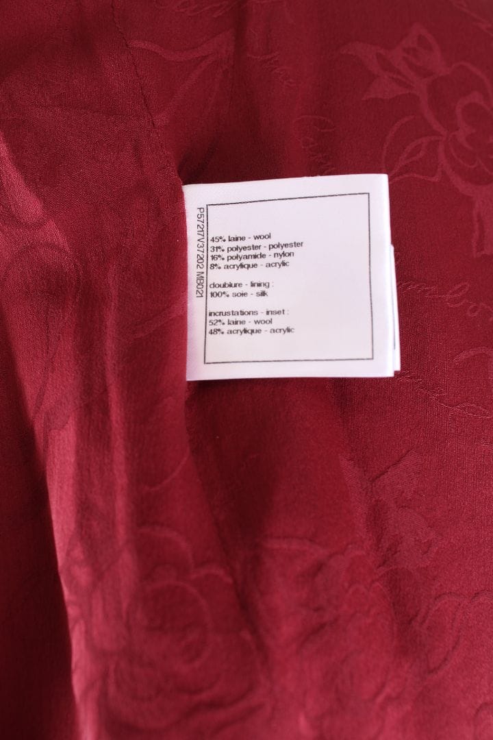 Chanel Chanel 2017 Tweed Jacket Red/ Orange 12