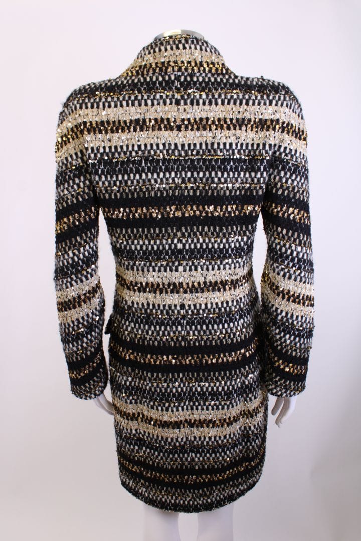 Chanel Chanel Runway Tweed Jacket Black 38