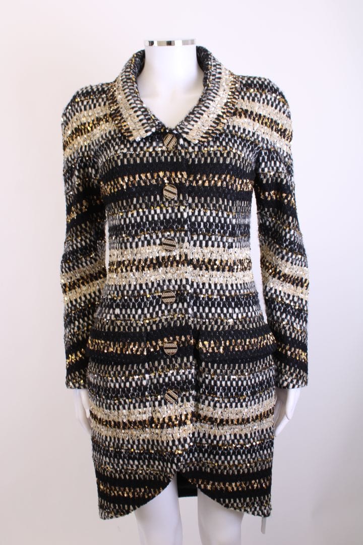 Chanel Chanel Runway Tweed Jacket Black 38
