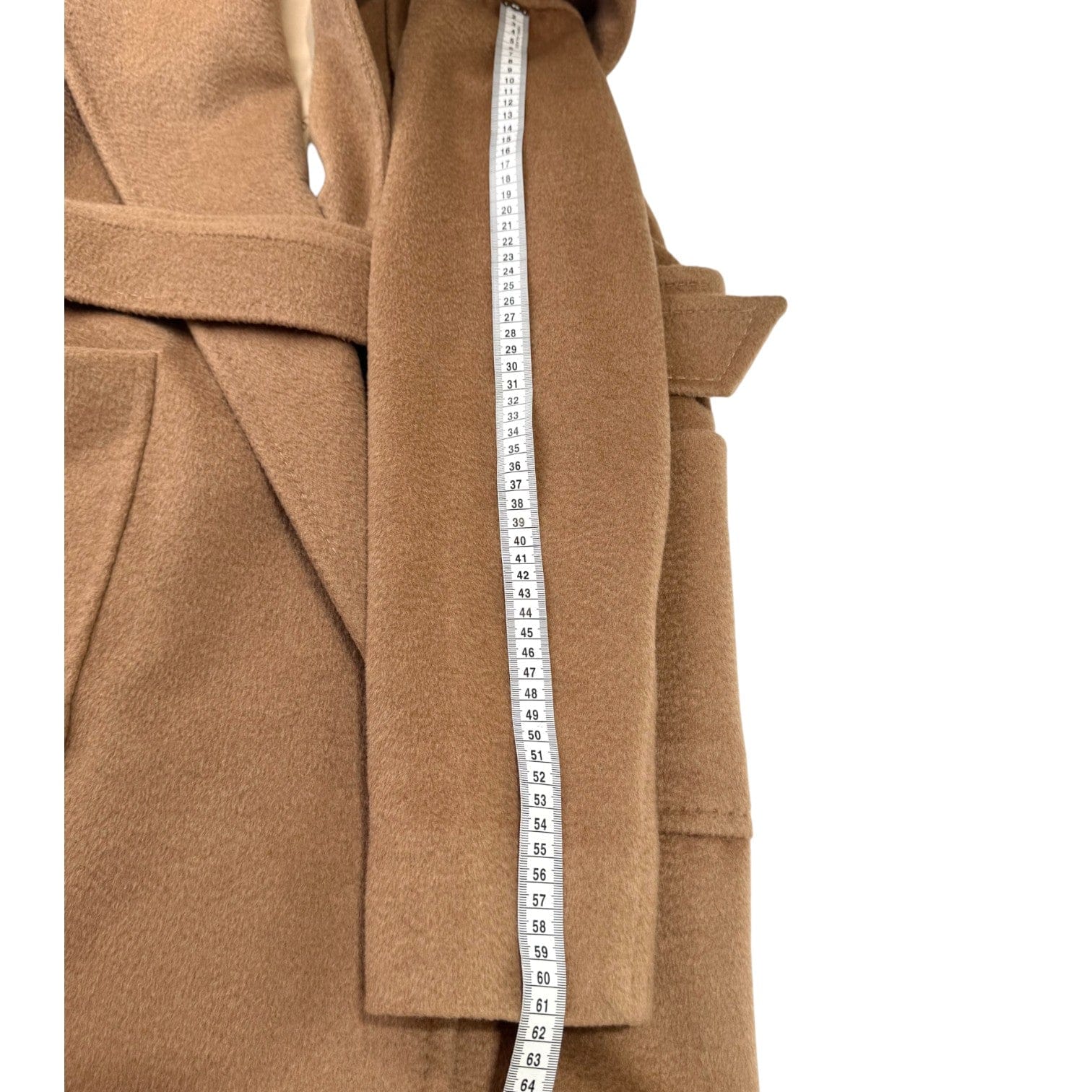 Chanel Max Mara Trench Coat Caramel Color Camel Wool