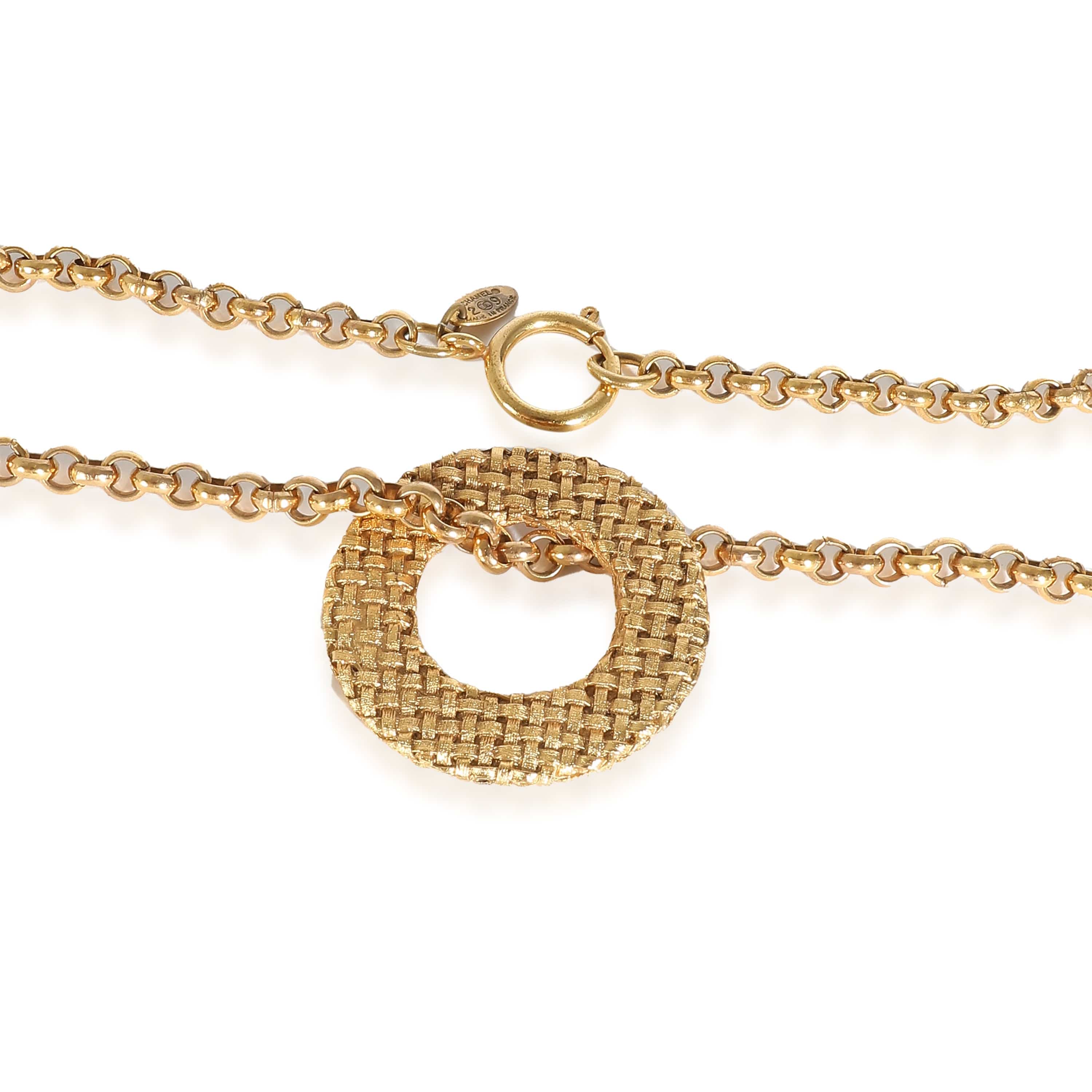 Chanel Chanel Gold Necklace KRC26480-FD