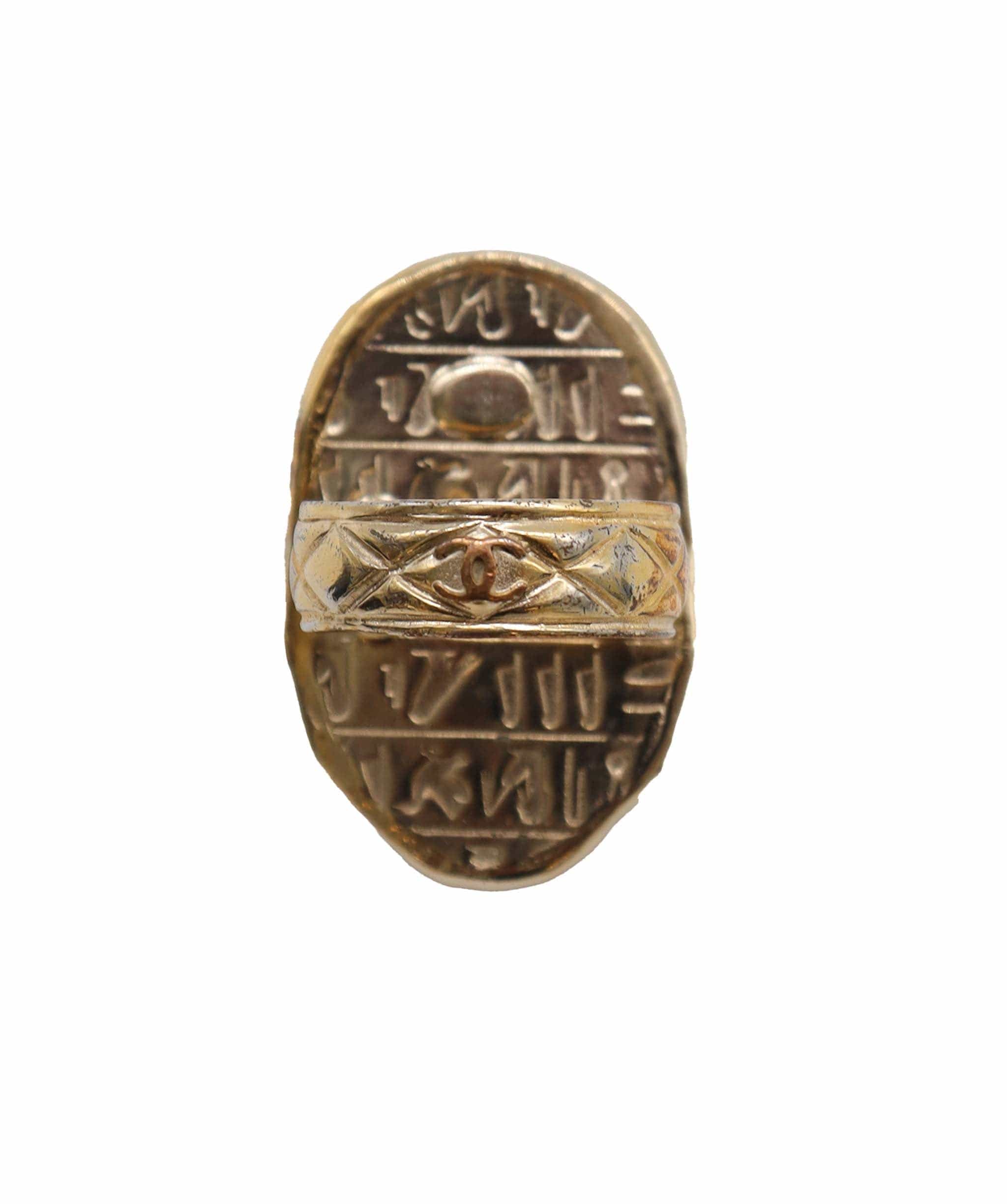 Chanel Chanel 19A Scarab Ring - DXBS2516