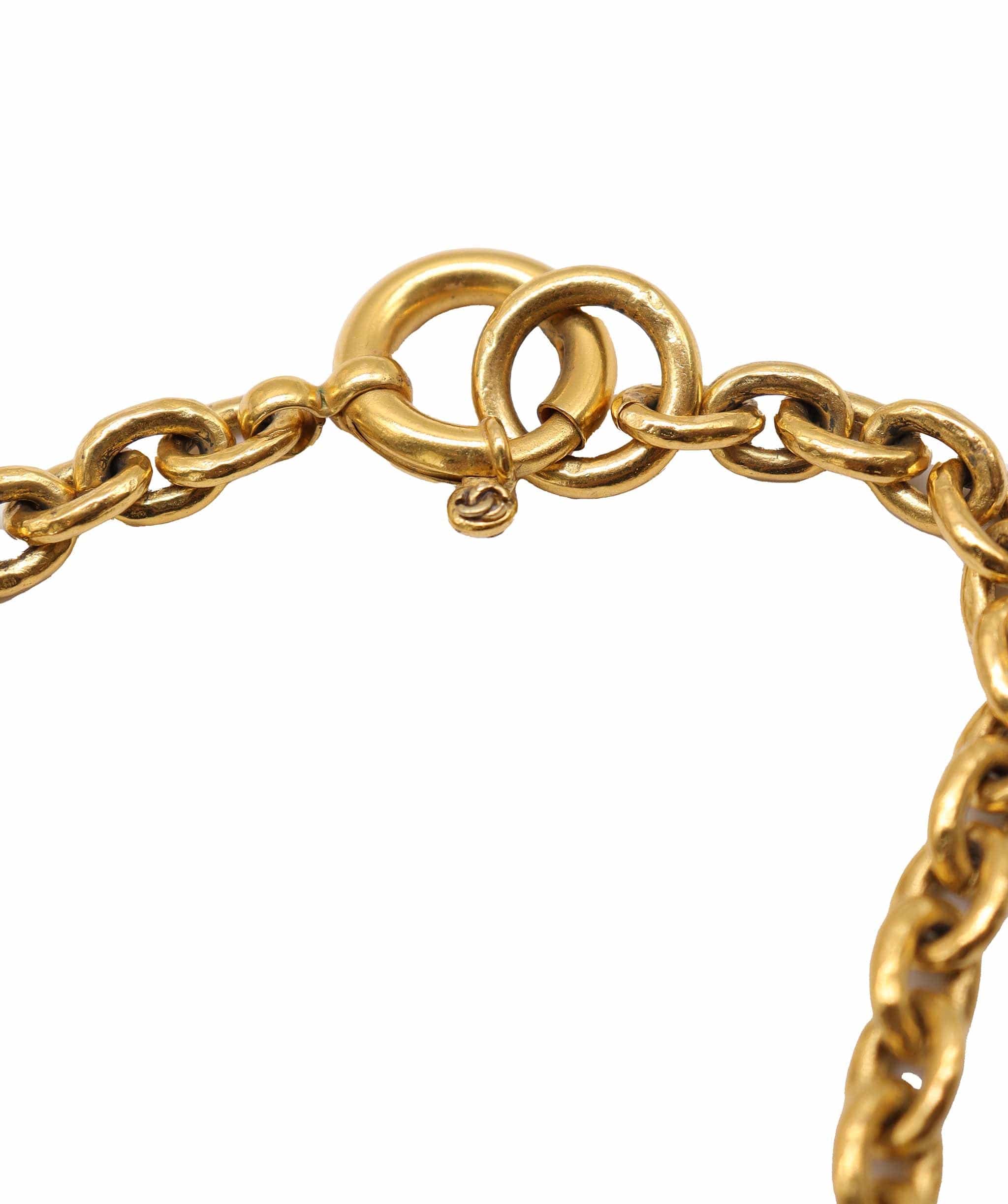 Chanel Chanel 24k Gold 1994 Medallion CC Pendant Belt / Necklace AGC2882