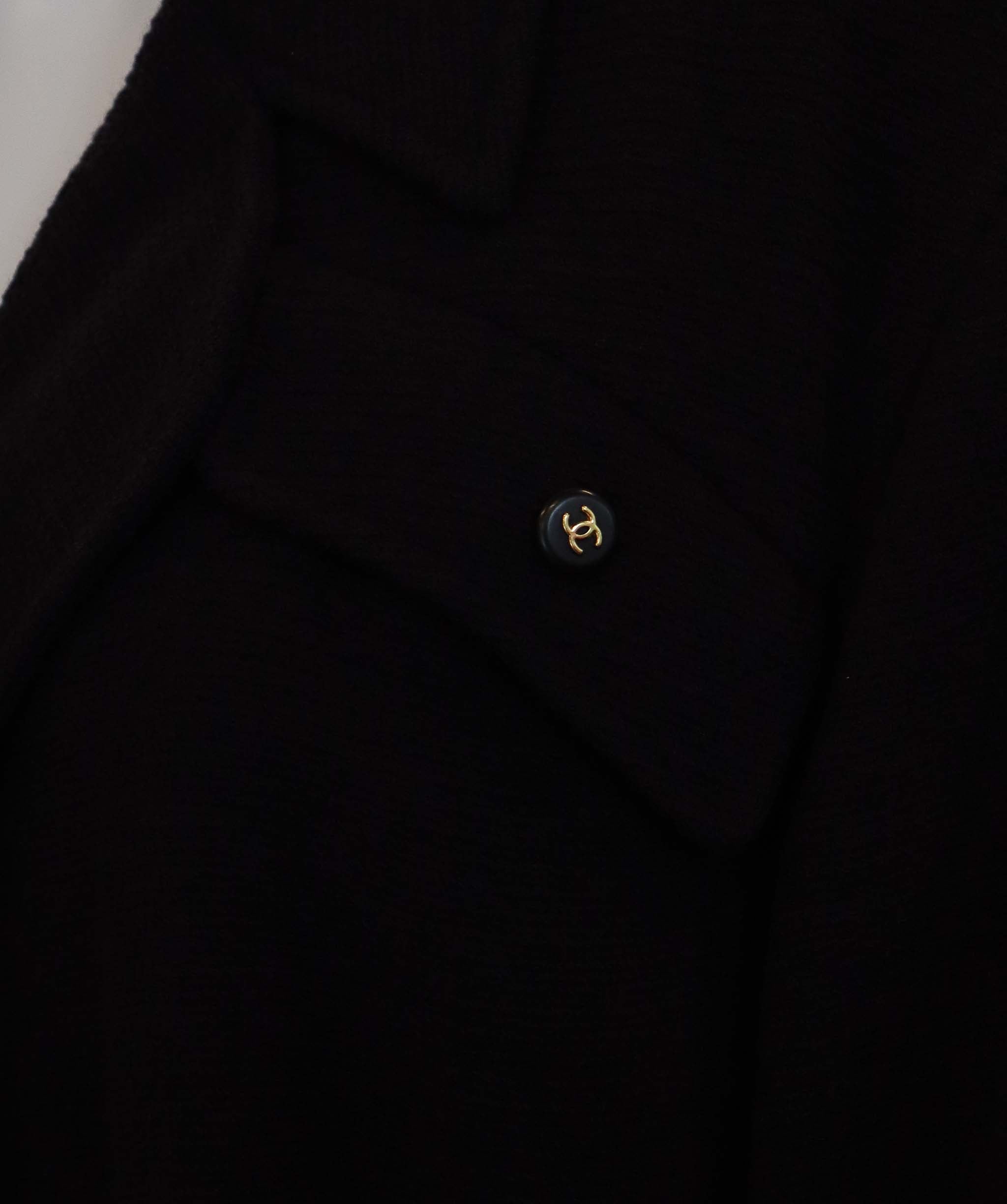 Chanel Chanel 95A Open Front Jacket Dark Navy DXBS6046