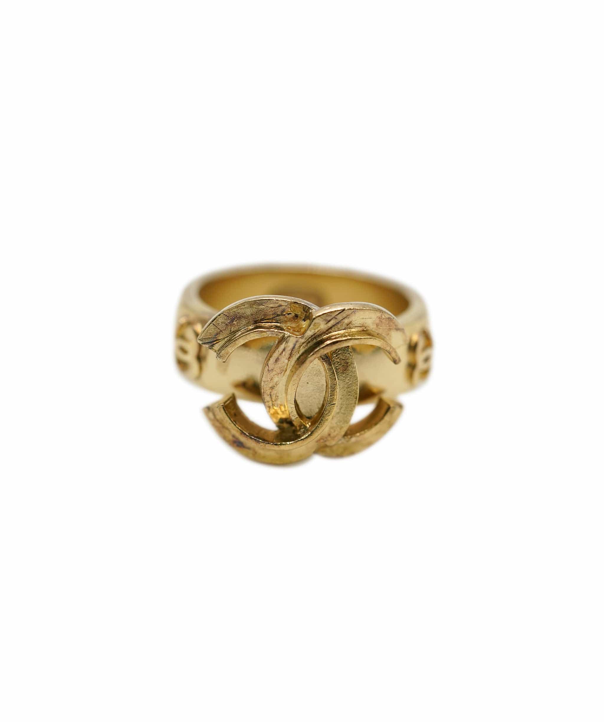 Chanel CHANEL CC SOLITARE STYLE RING UKL1405
