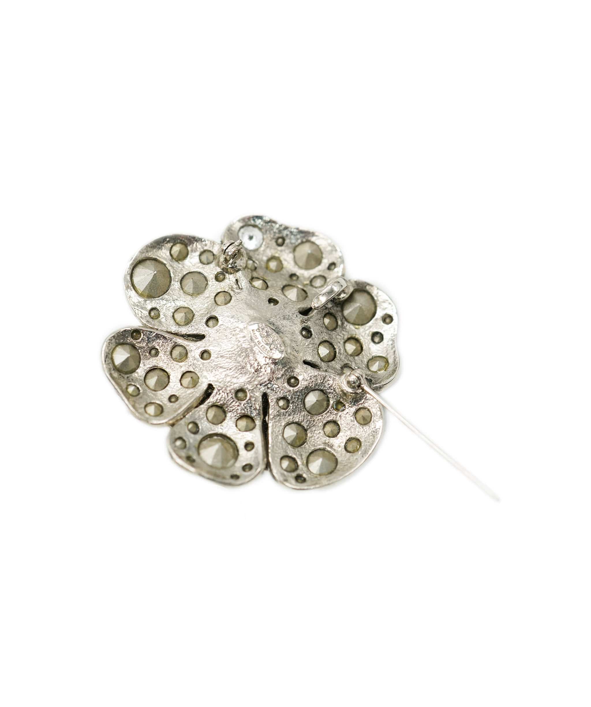 Chanel Chanel diamante flower brooch  - AJC0723