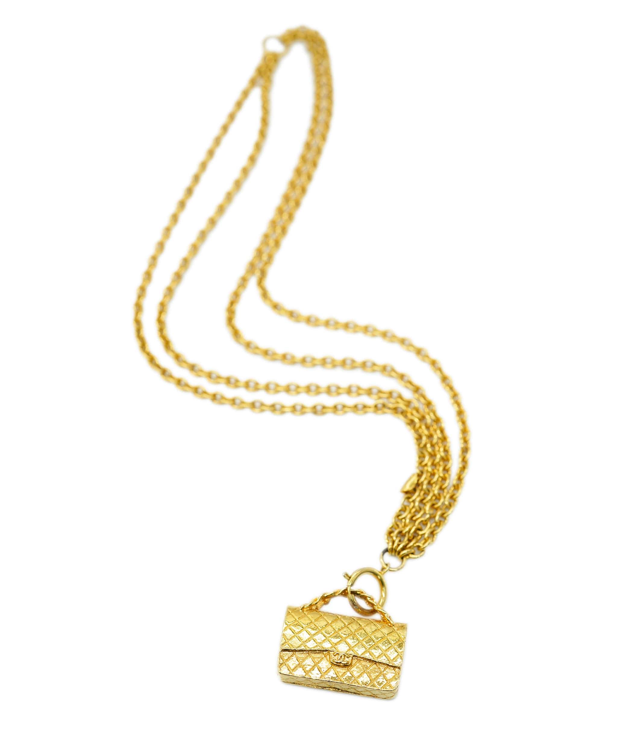 Chanel Chanel gold classic flap necklace /belt - coming by itself  - AJC0734