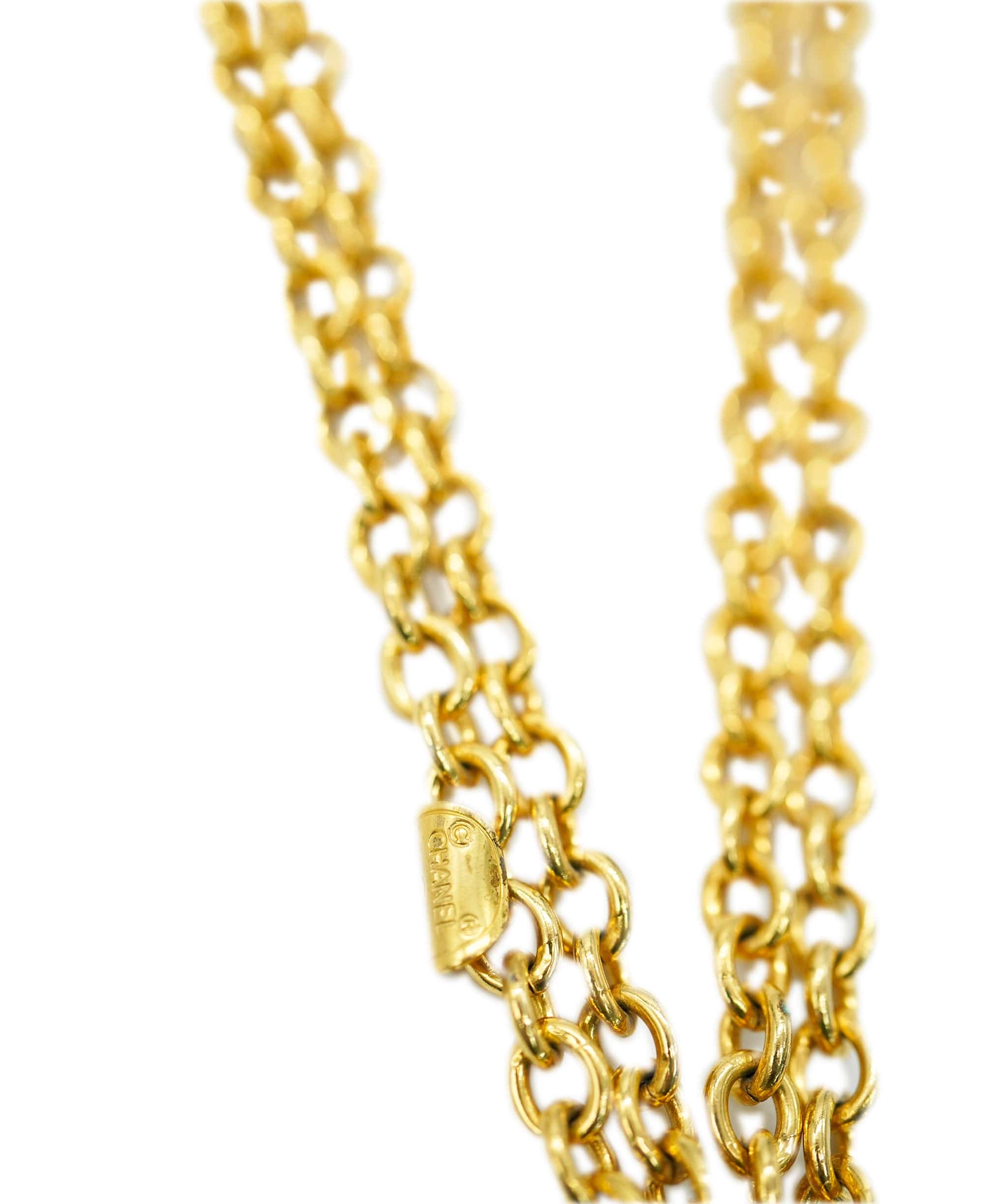 Chanel Chanel gold classic flap necklace /belt - coming by itself  - AJC0734